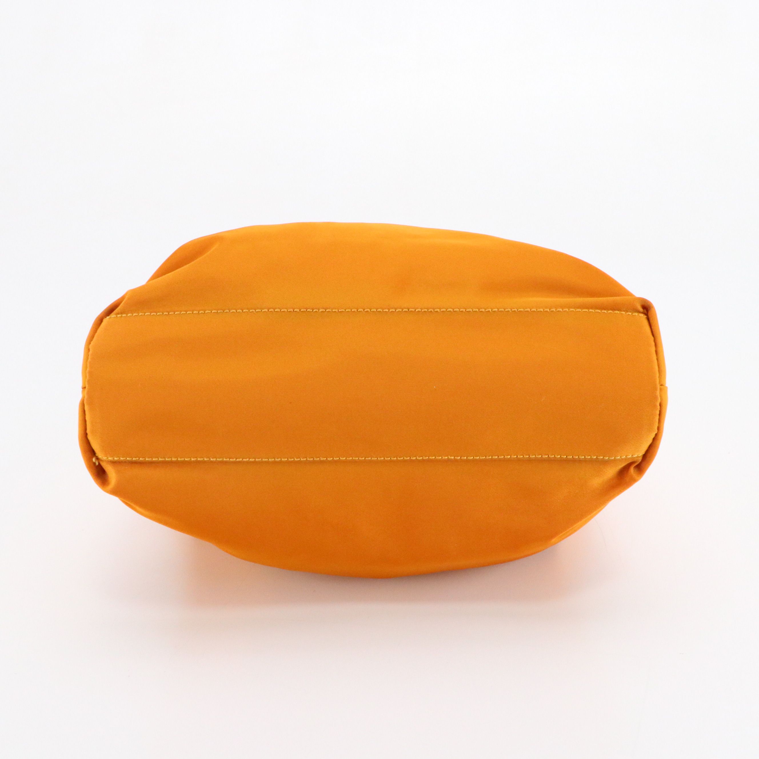 Prada Shoulder Bag in Gold Tessuto Nylon