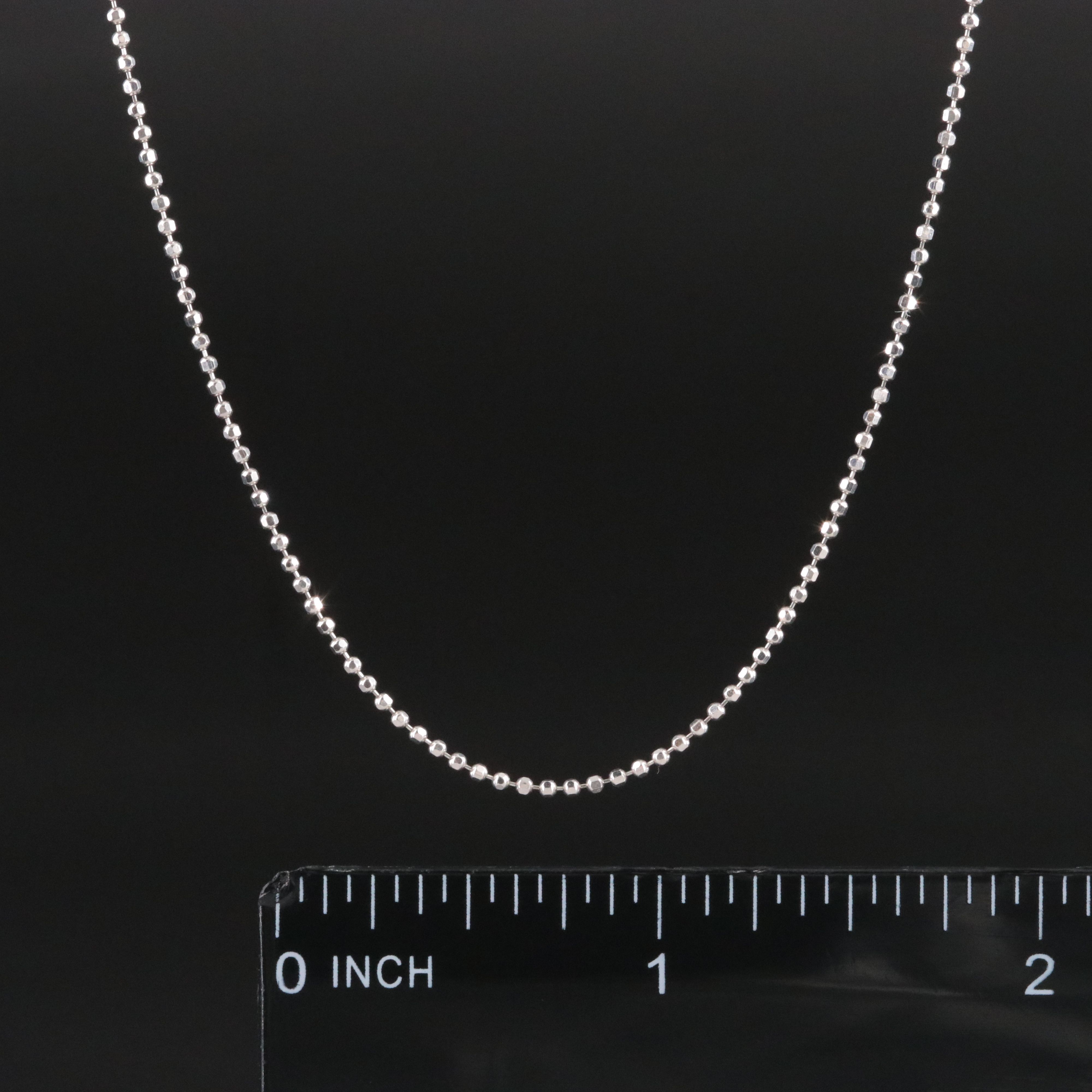 14K Bead Chain Necklace