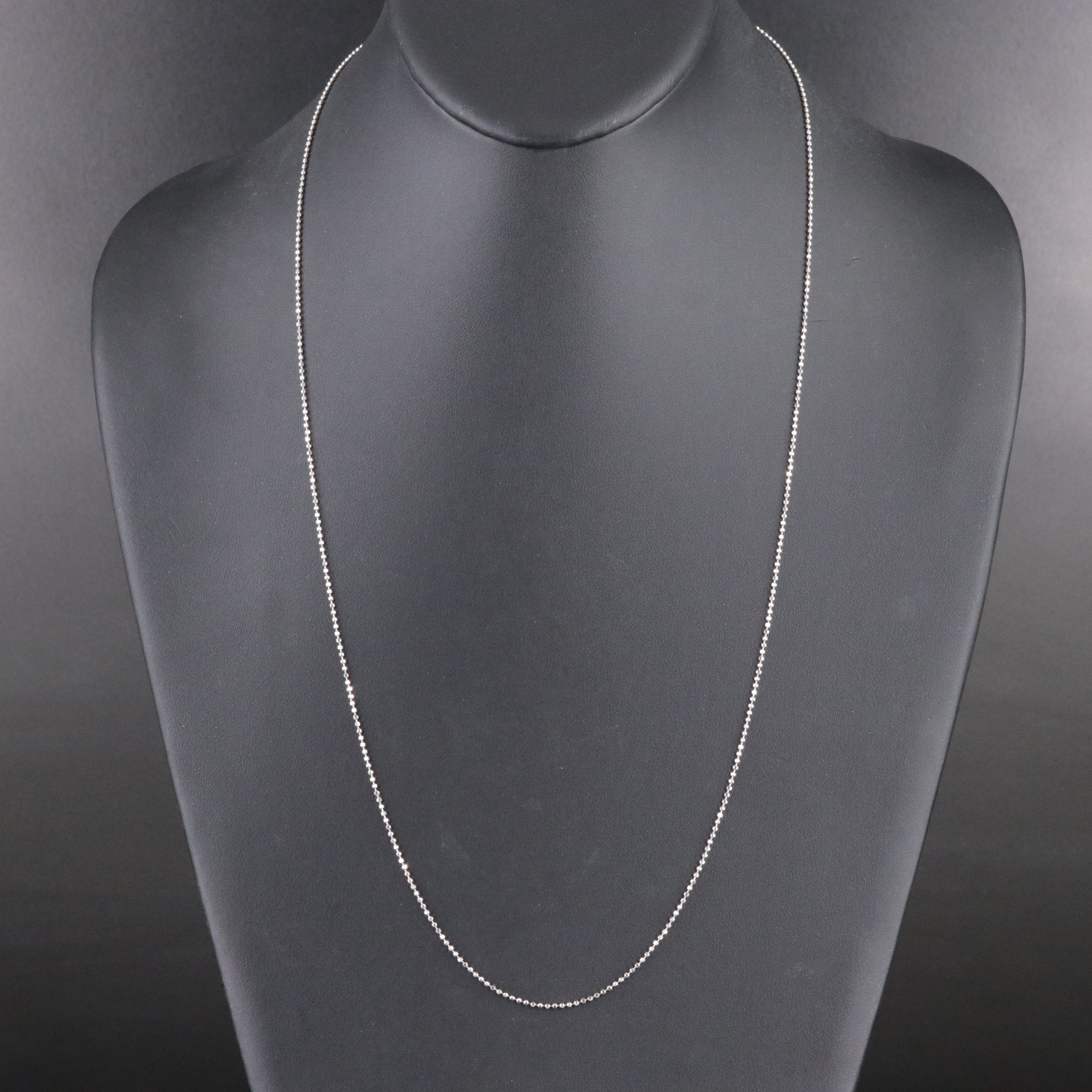 14K Bead Chain Necklace