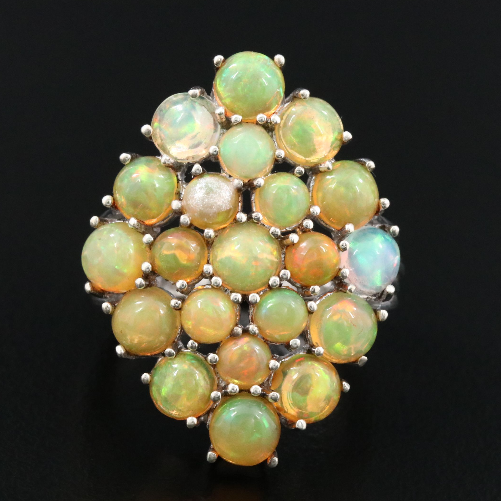 Sterling Opal Ring