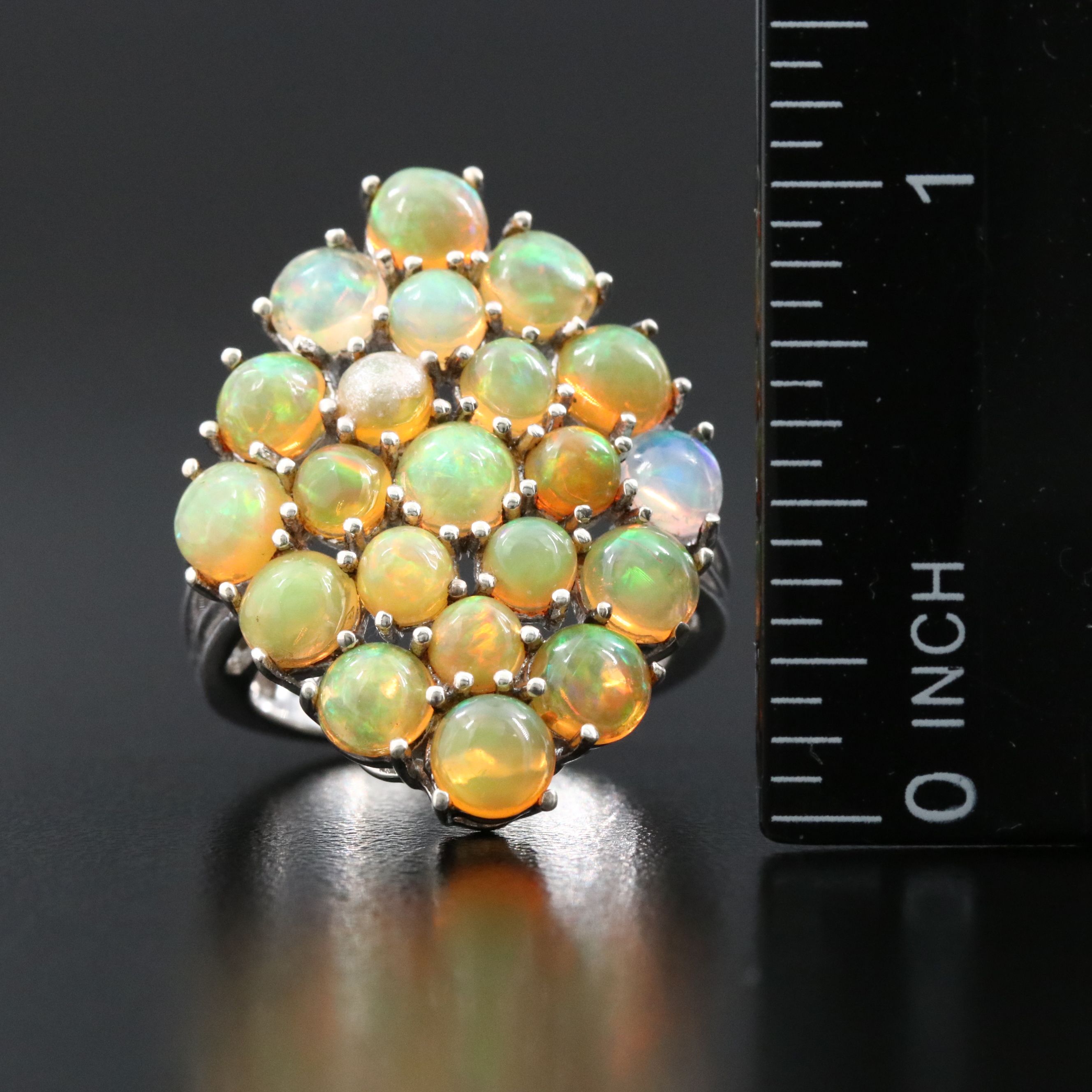 Sterling Opal Ring