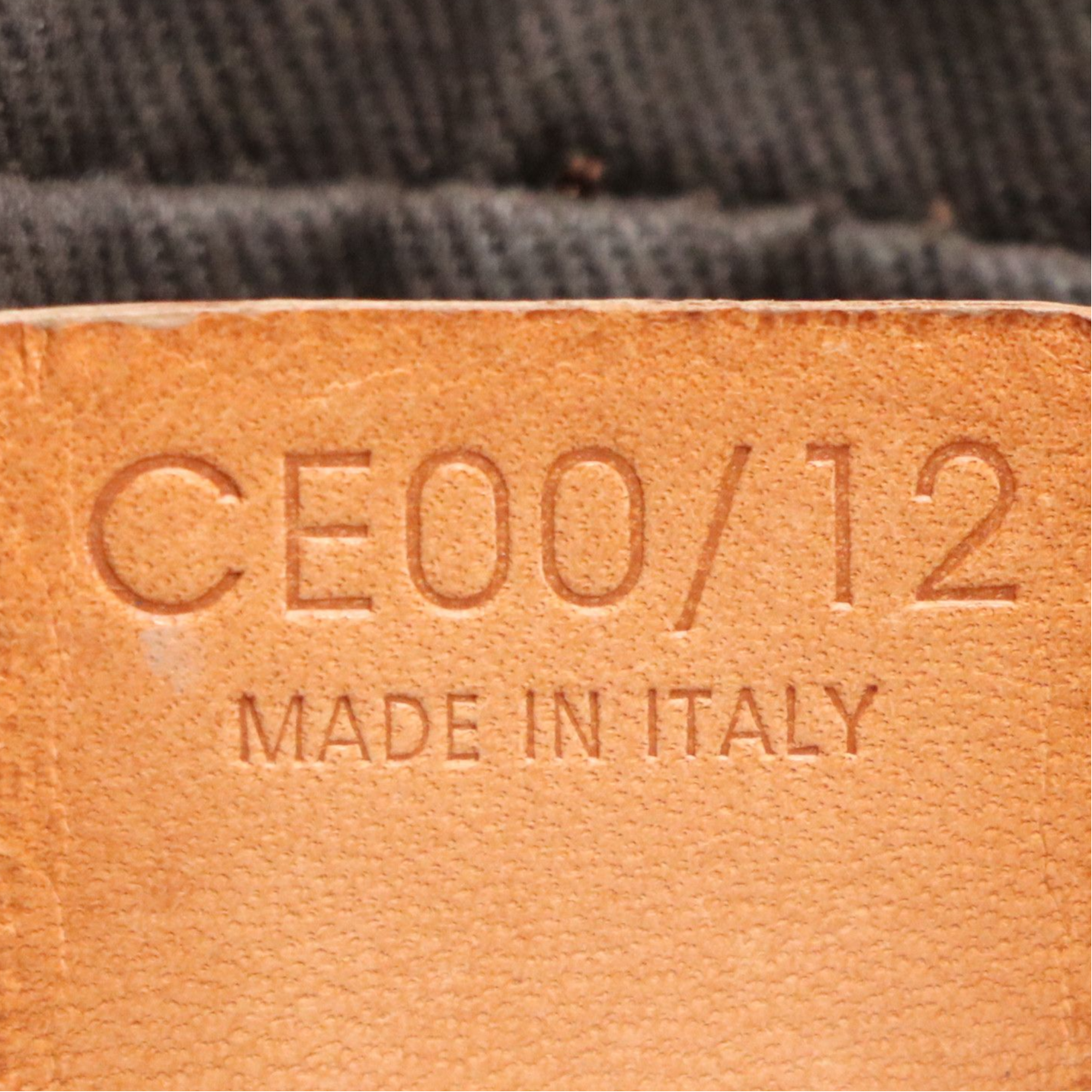 Celine Papillon Barrel Bag in Macadam Coated Canvas and Leather