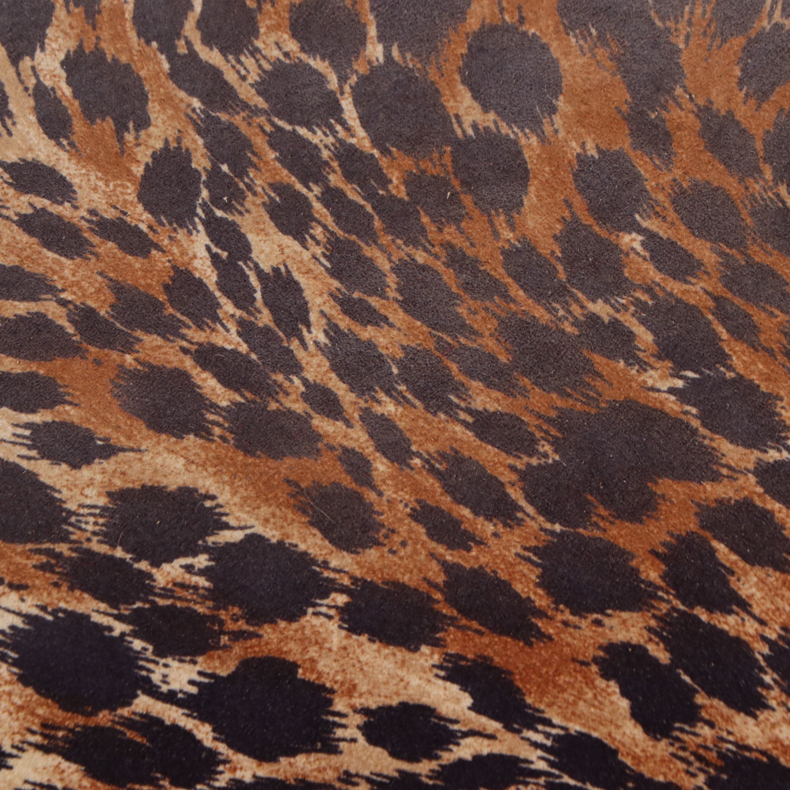 Trouvailles Inc. Directoire Style Leopard Upholstered Settee, Late 20th C.