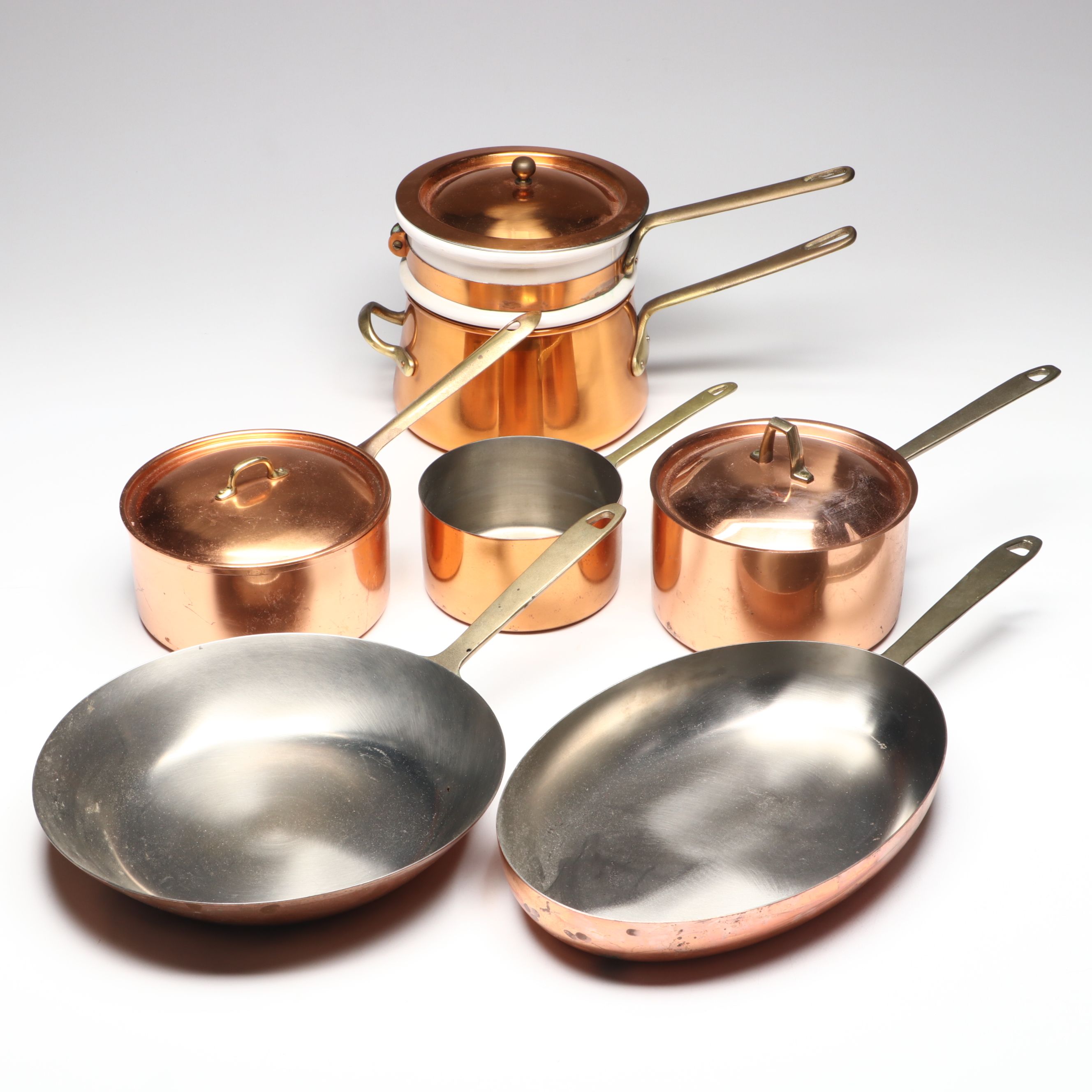 Revere-Ware Sauté Pan and More Vintage Copper Cookware