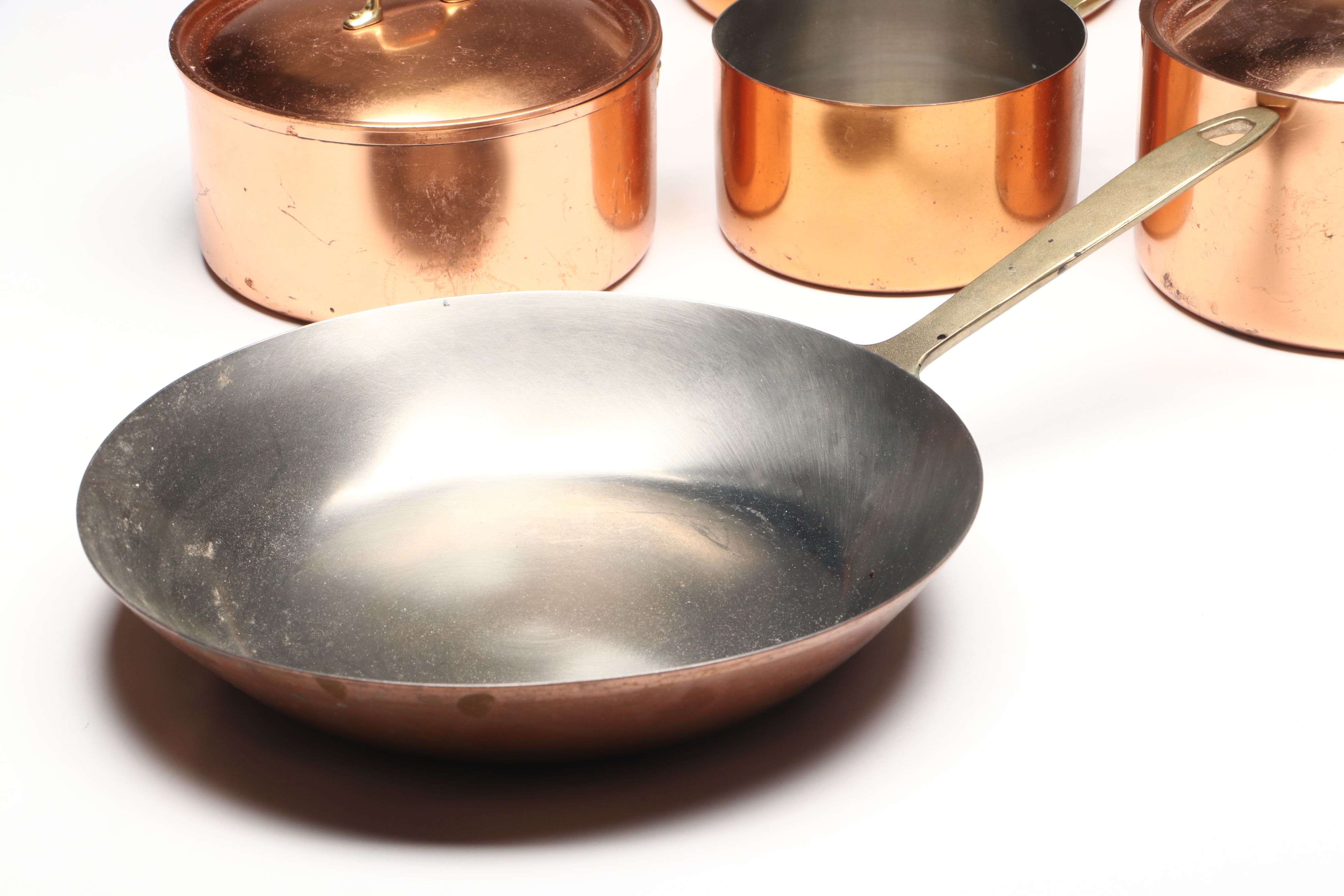 Revere-Ware Sauté Pan and More Vintage Copper Cookware