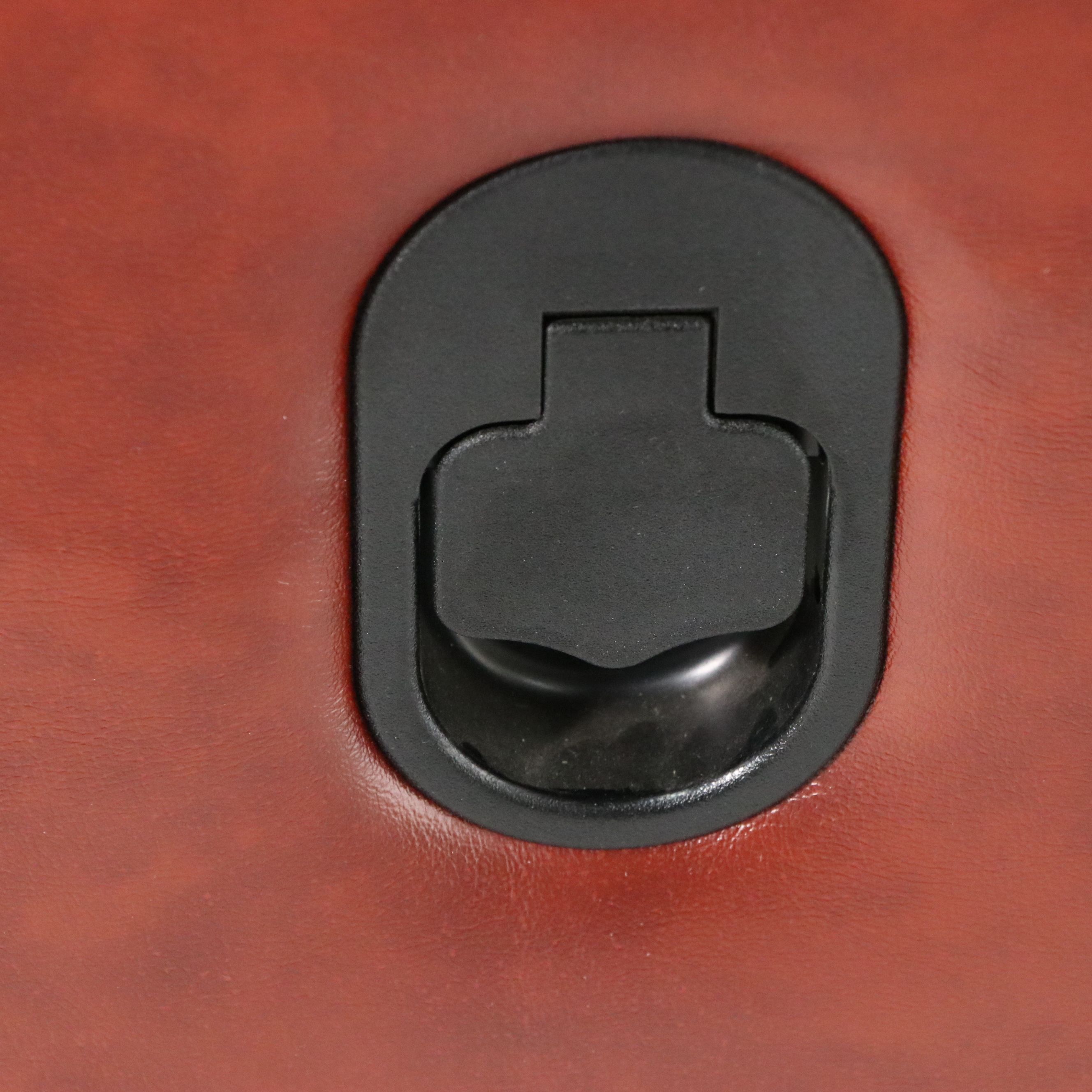 Contemporary Dual Reclining Leather Loveseat, 21st Century