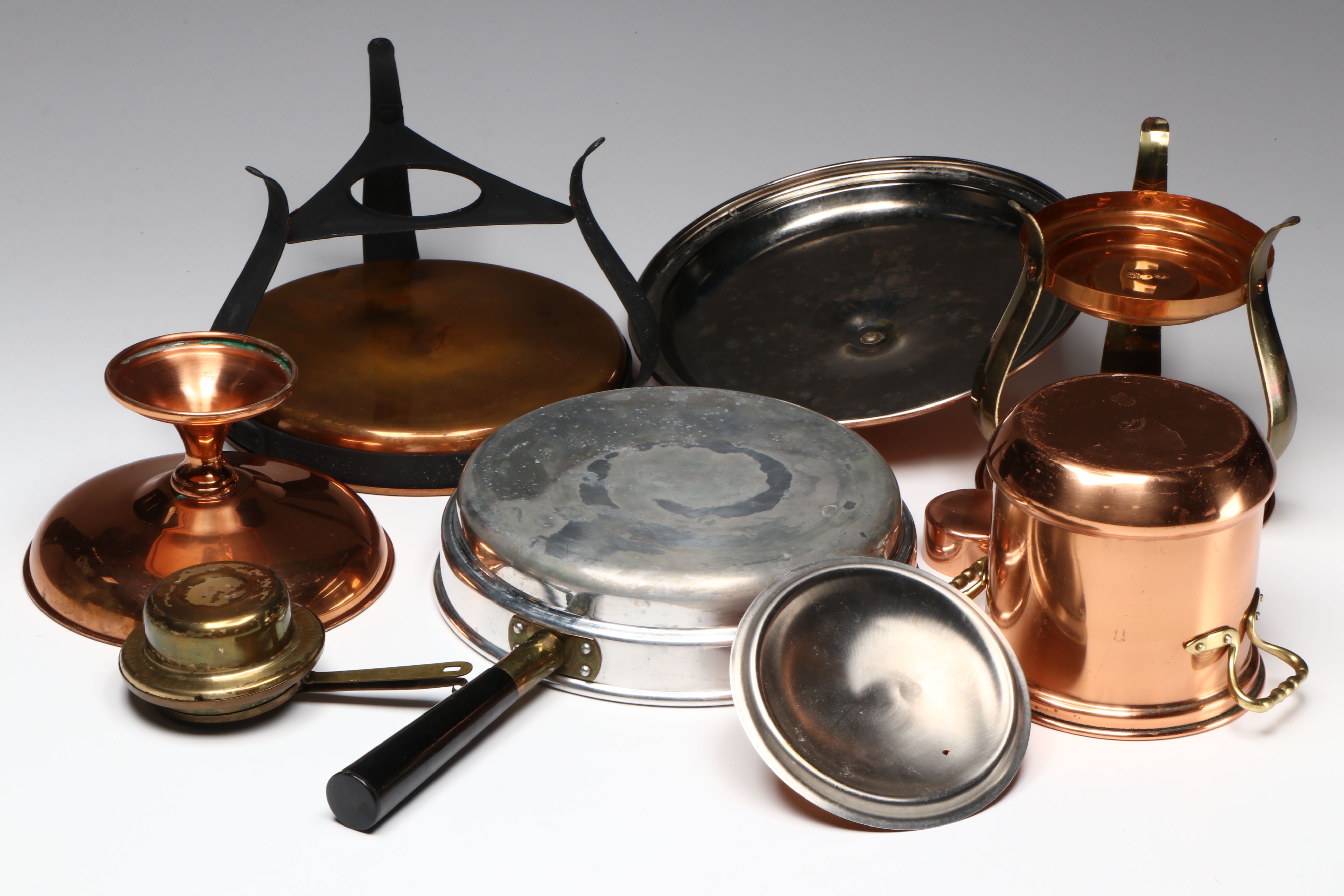 Tagus and Other Vintage Copper Fondue Pots and Serveware