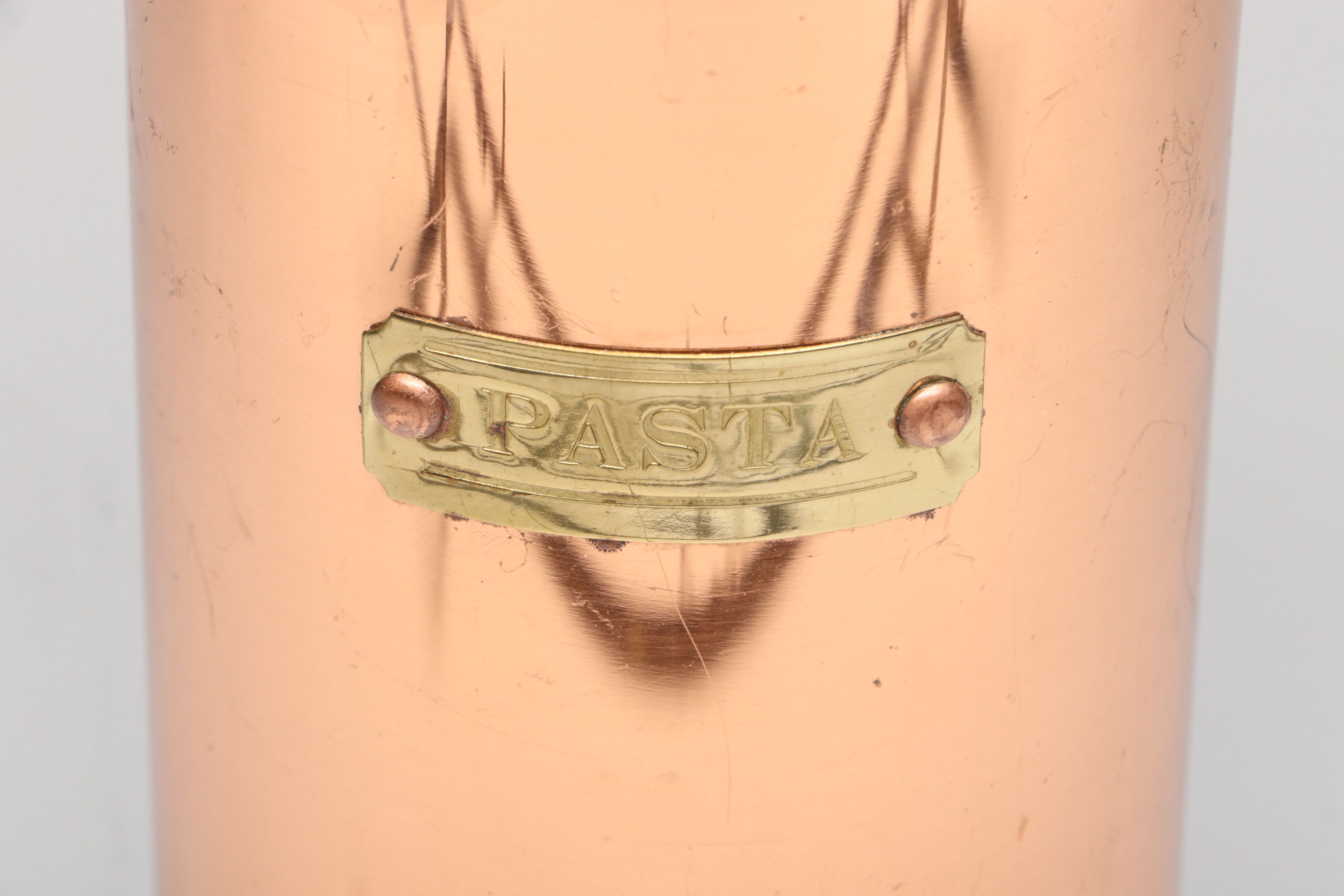 Pasta Canister, Utensils with Hanging Rack and More Copper Kitchenware