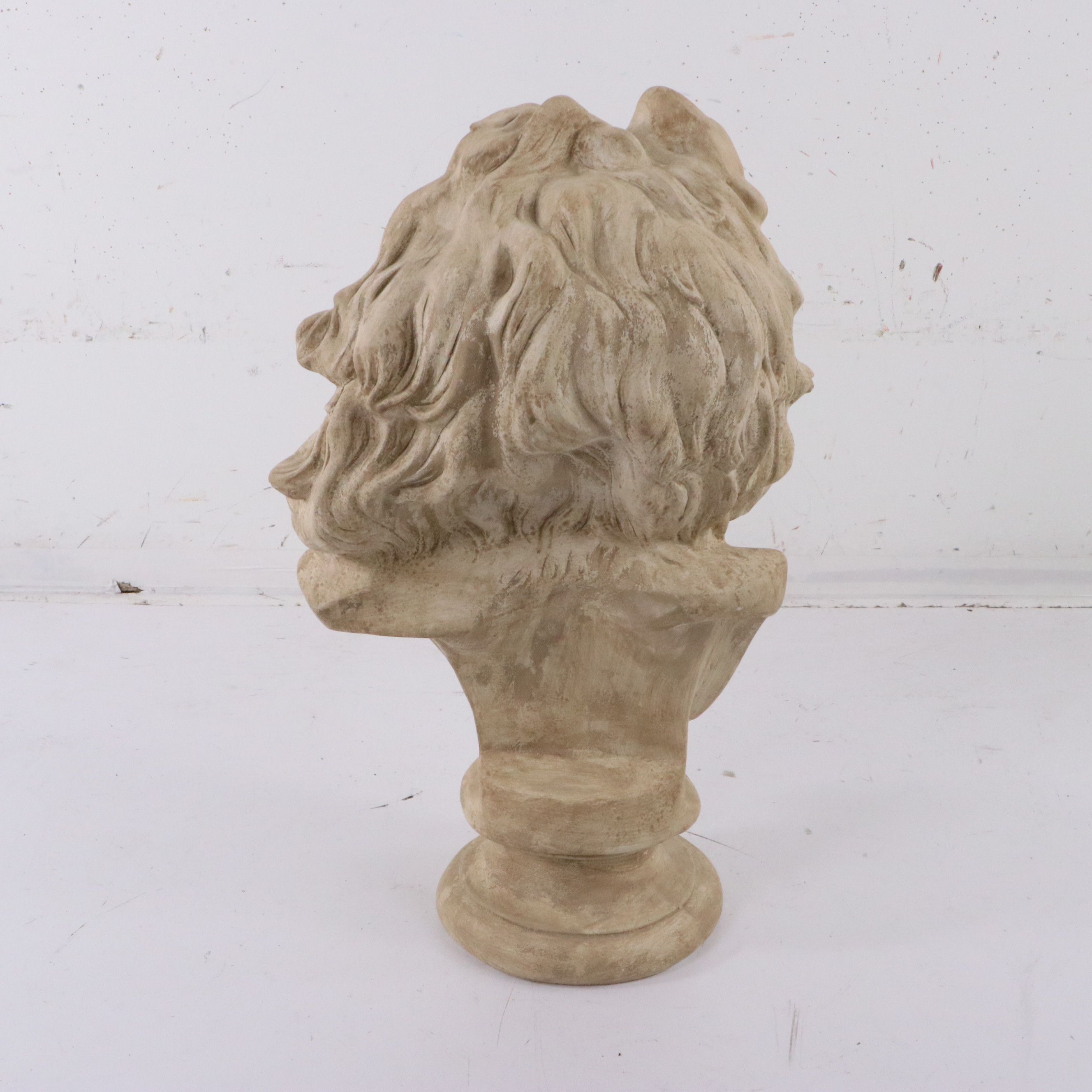 Plaster Bust After François Rude "Tête du Guerrier"