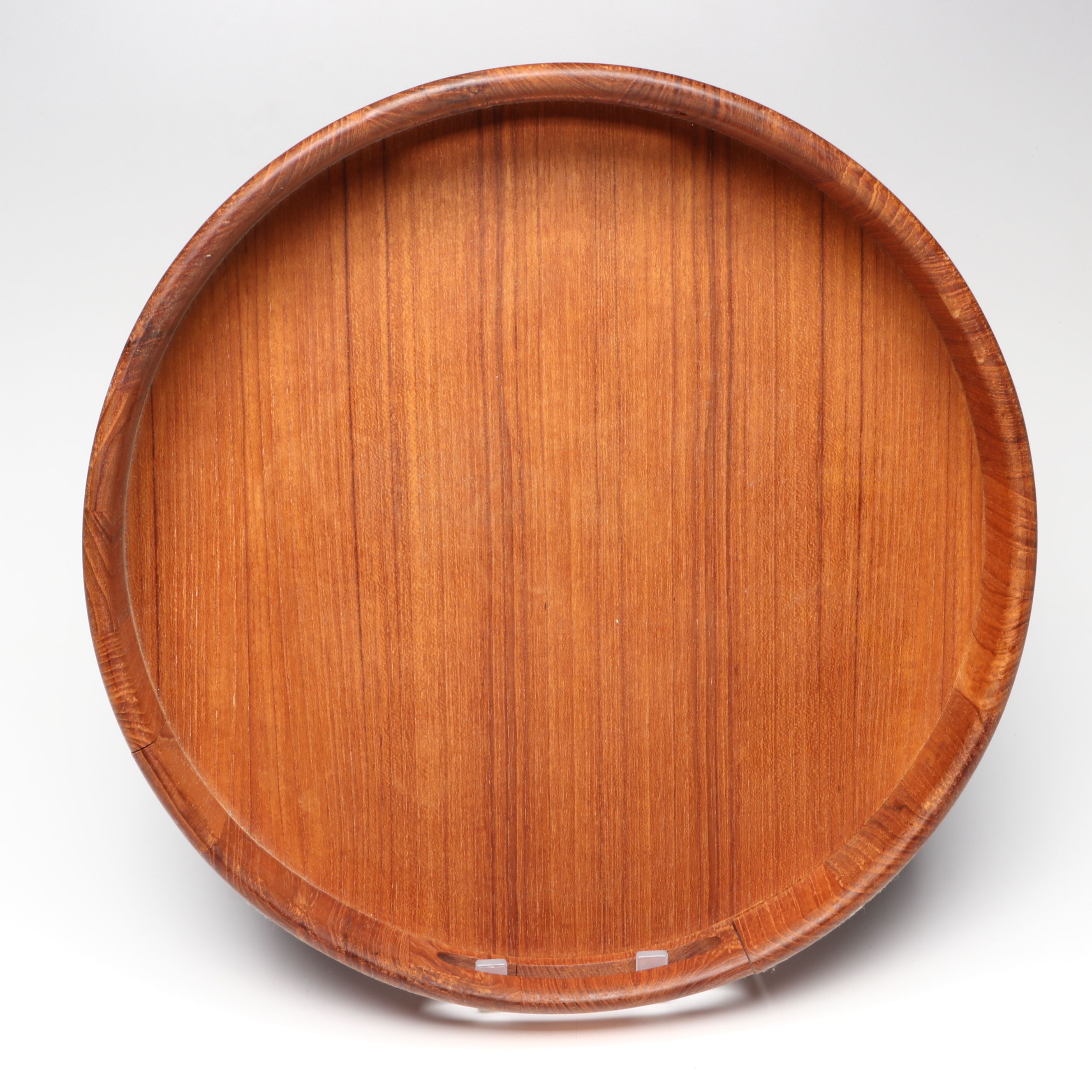 Mid Century Modern Style Wood Cutting Board and Trays with Other Tableware