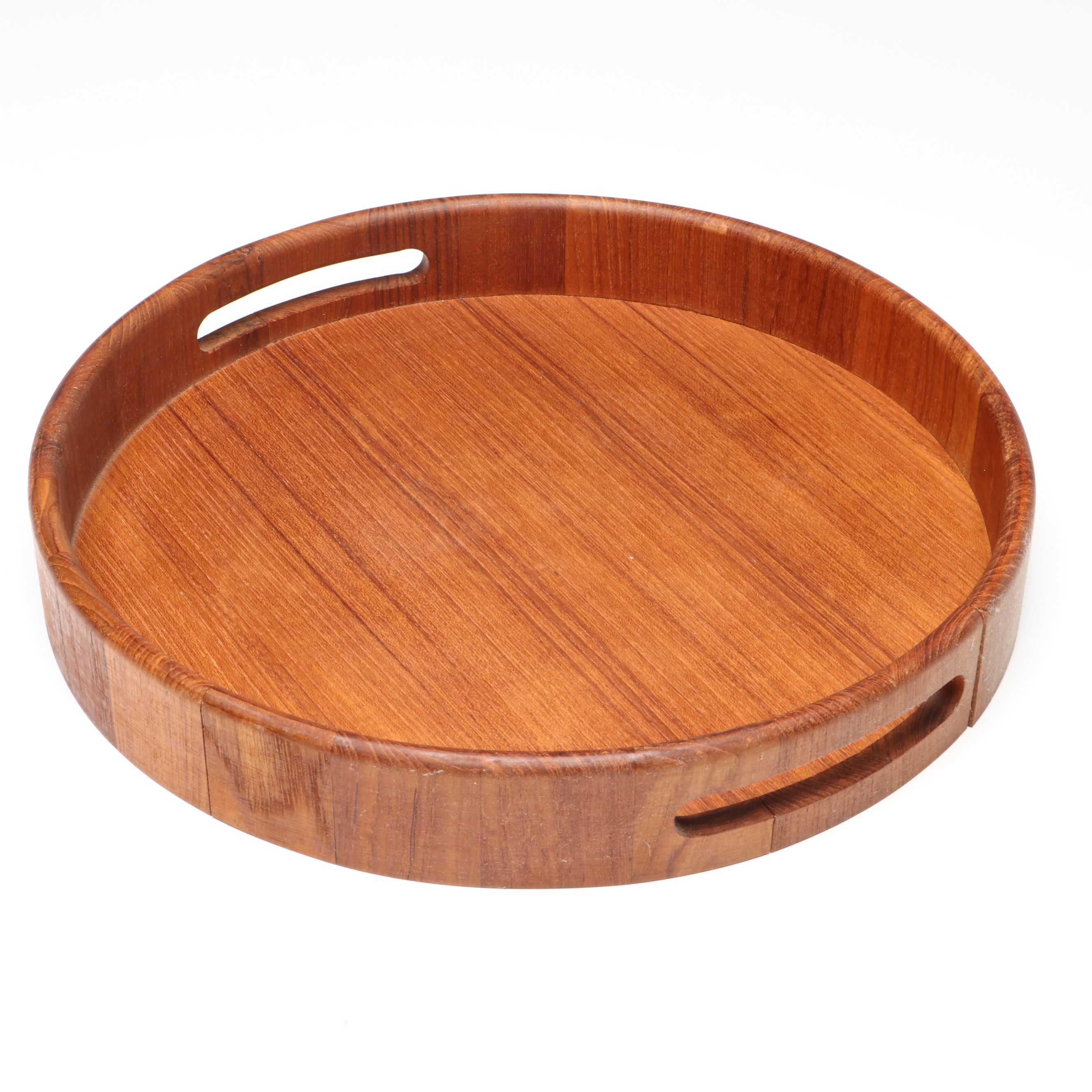 Mid Century Modern Style Wood Cutting Board and Trays with Other Tableware
