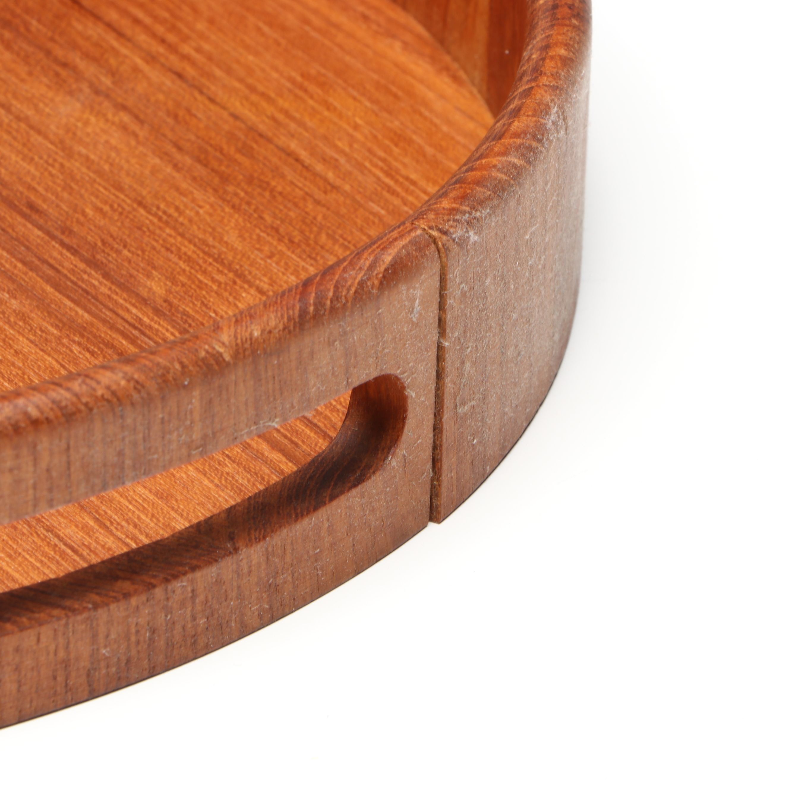 Mid Century Modern Style Wood Cutting Board and Trays with Other Tableware