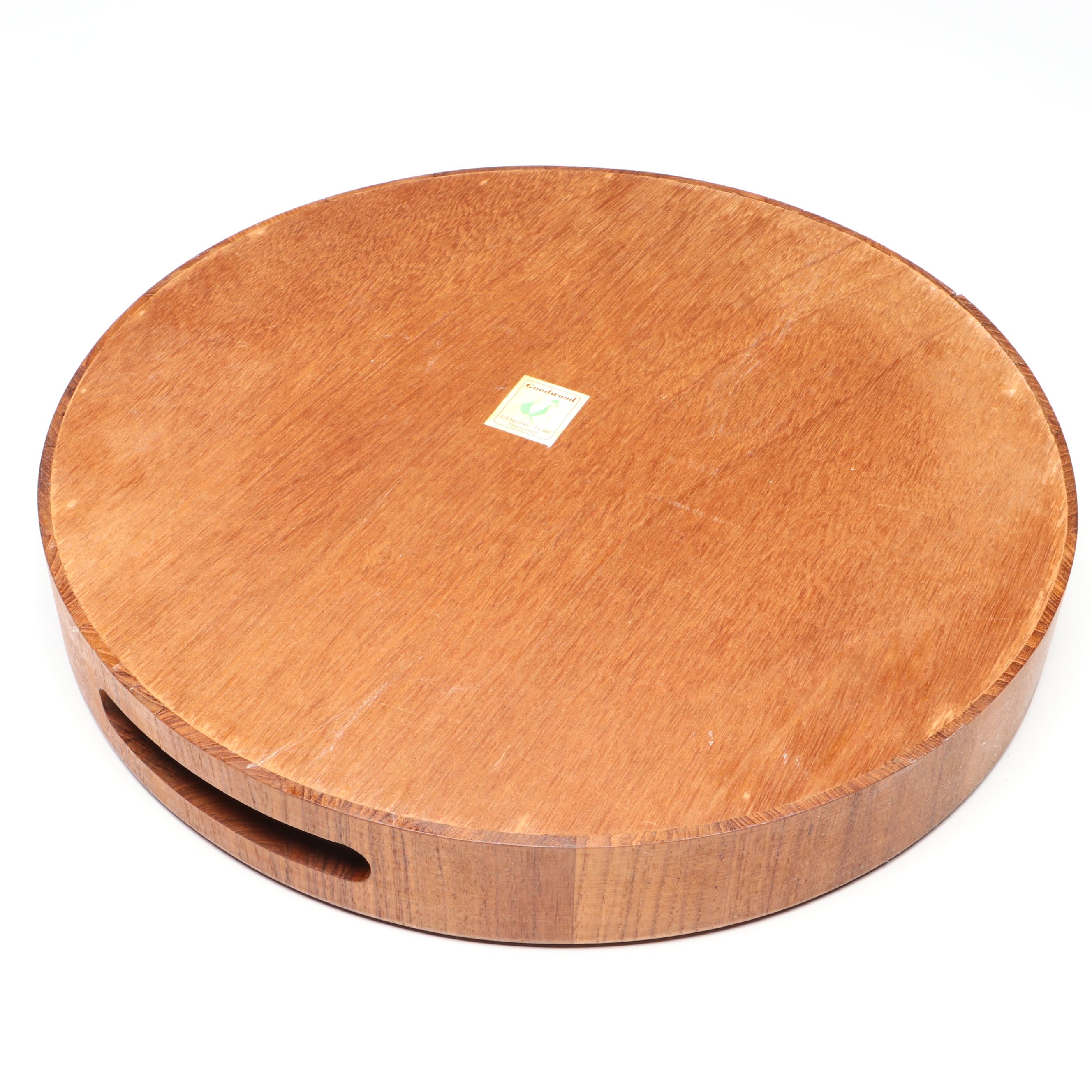 Mid Century Modern Style Wood Cutting Board and Trays with Other Tableware