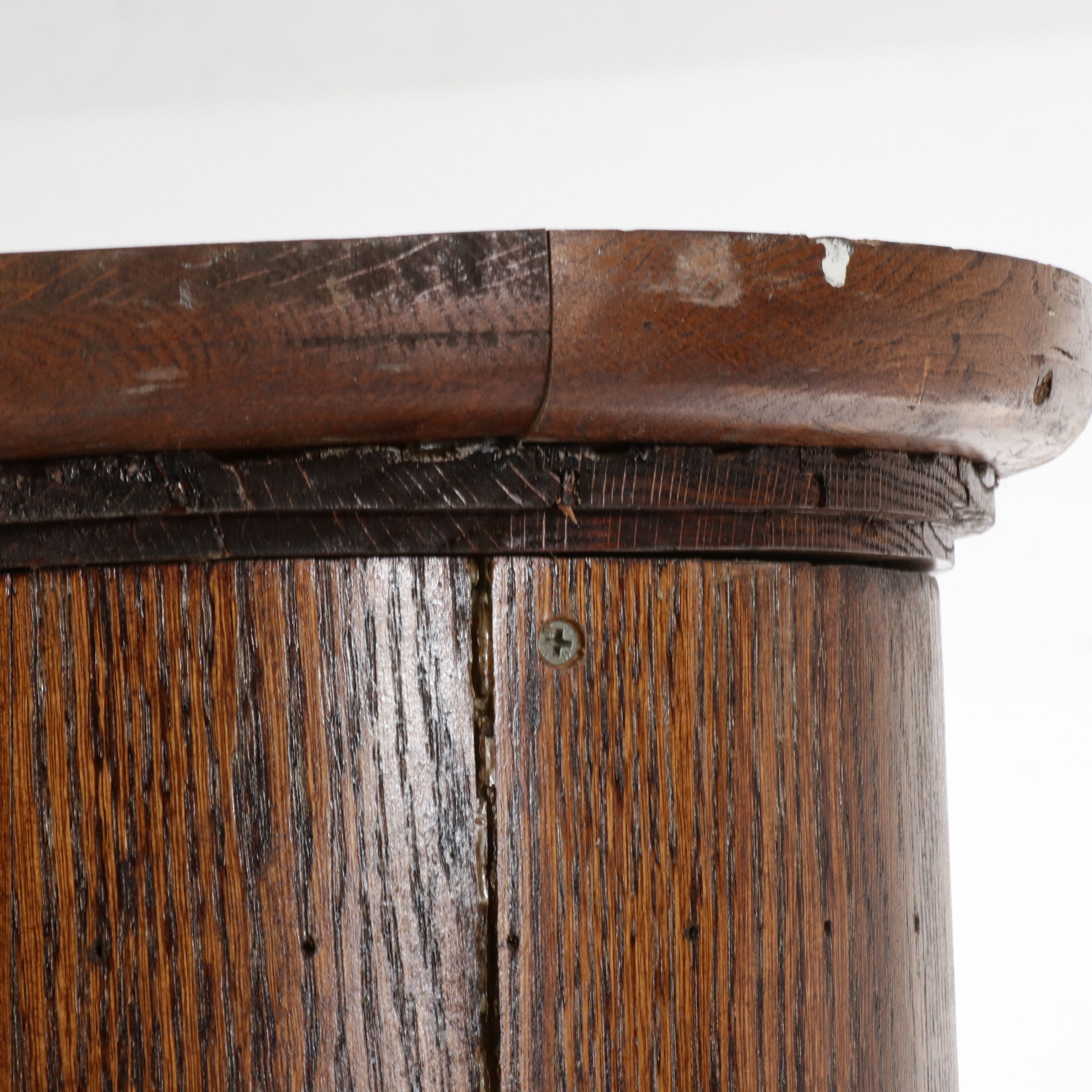 Set of Four Architectural Carved Oak Columns