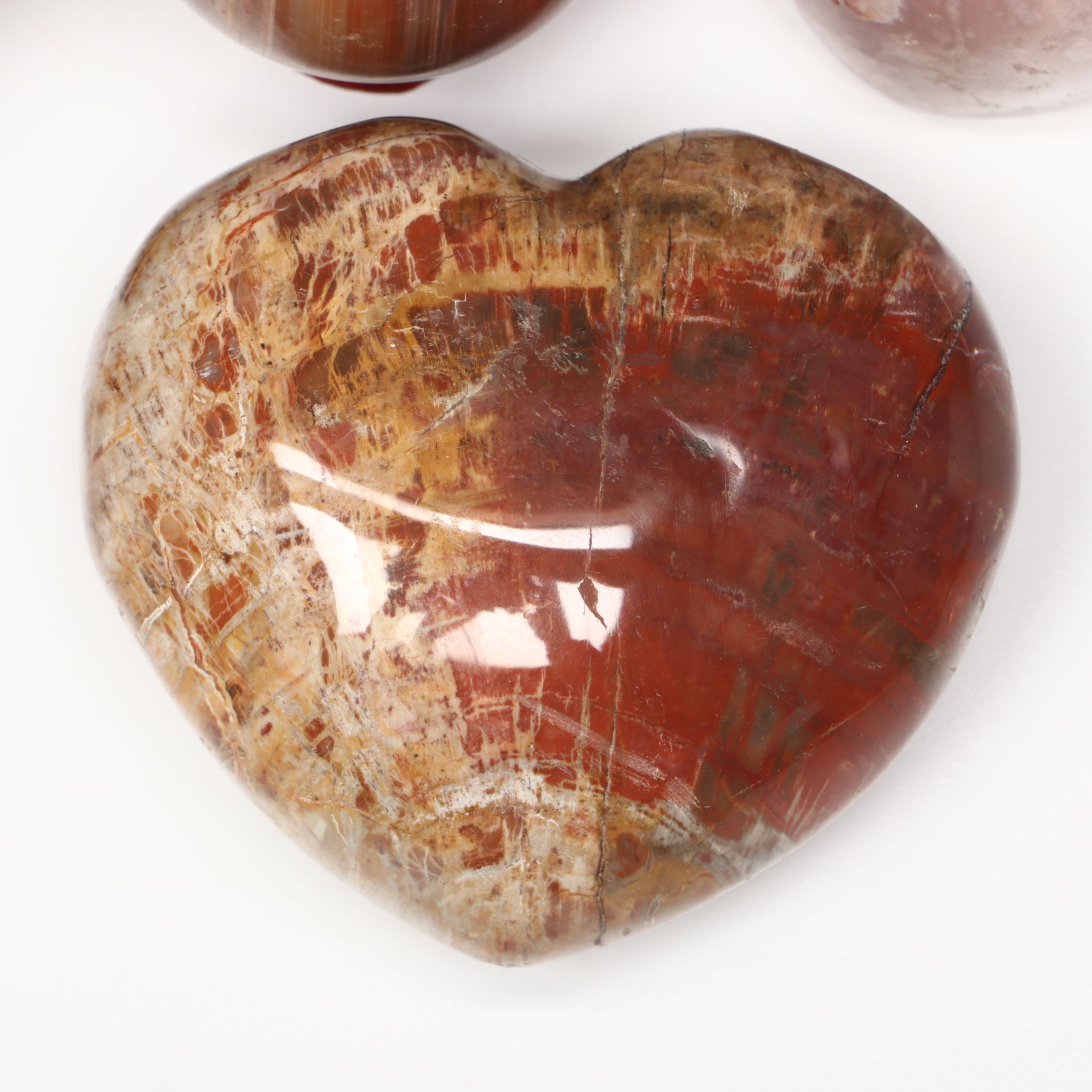 Red Agate Geode, Flower Agate, and More Polished Specimens