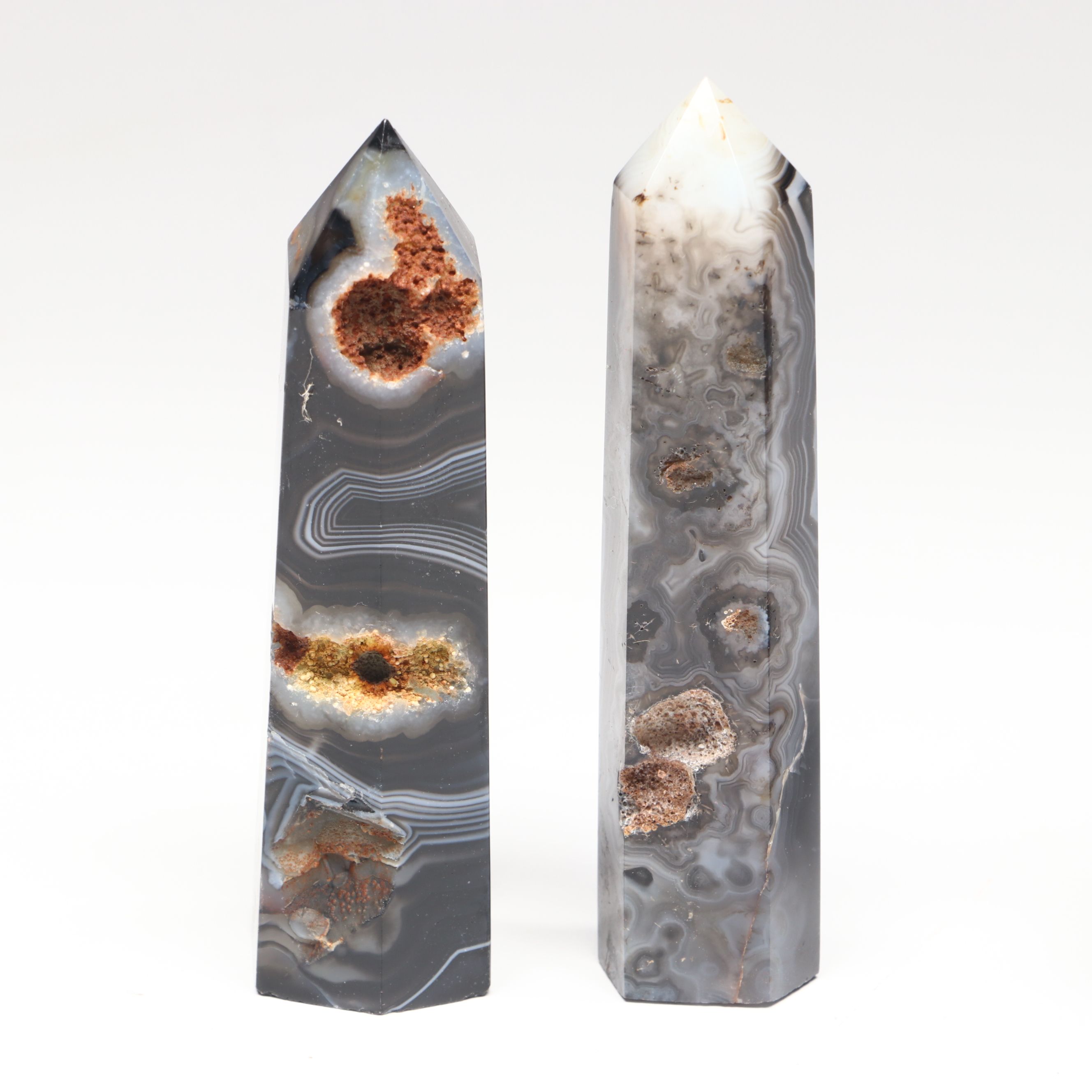 Red Agate Geode, Flower Agate, and More Polished Specimens