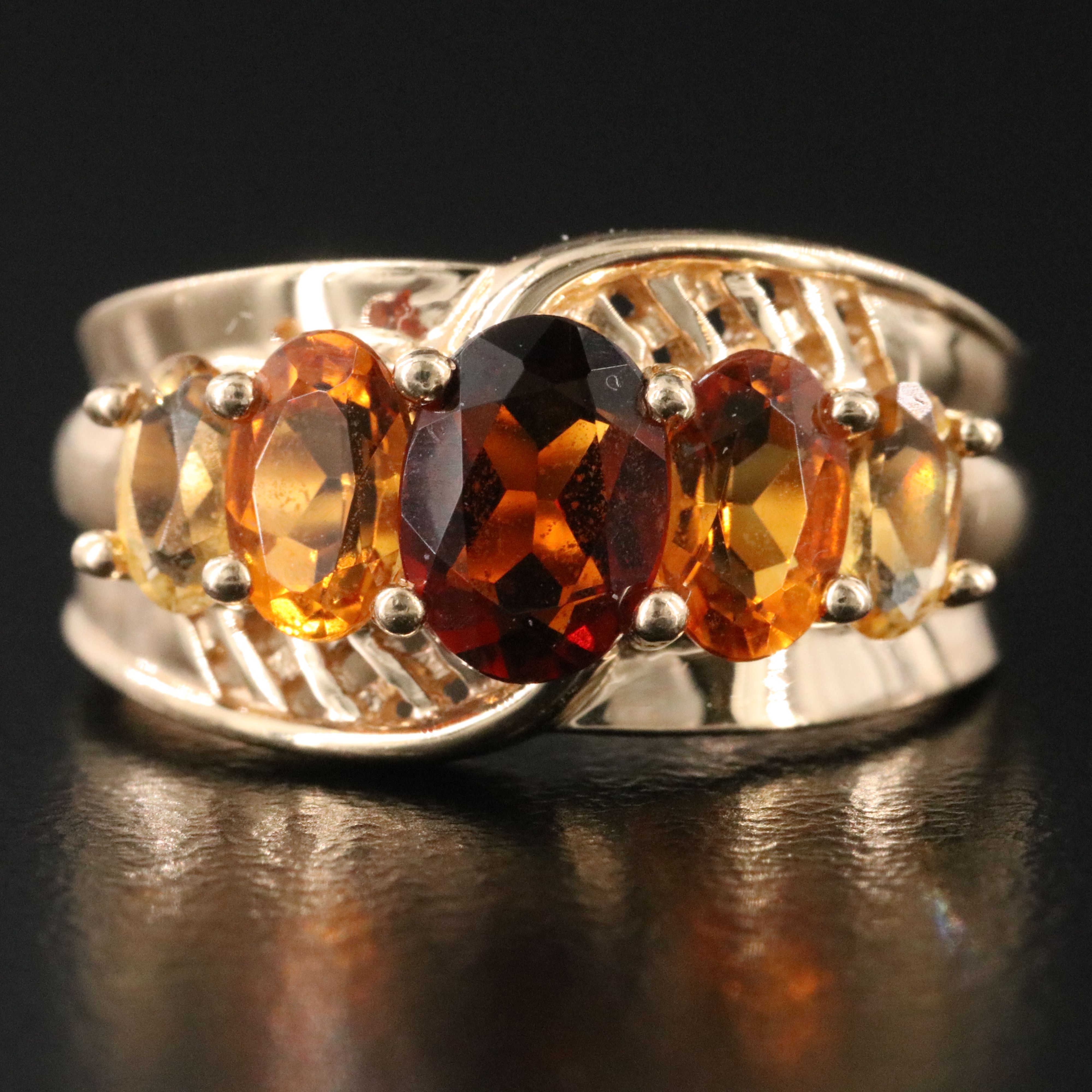 14K Citrine Ring