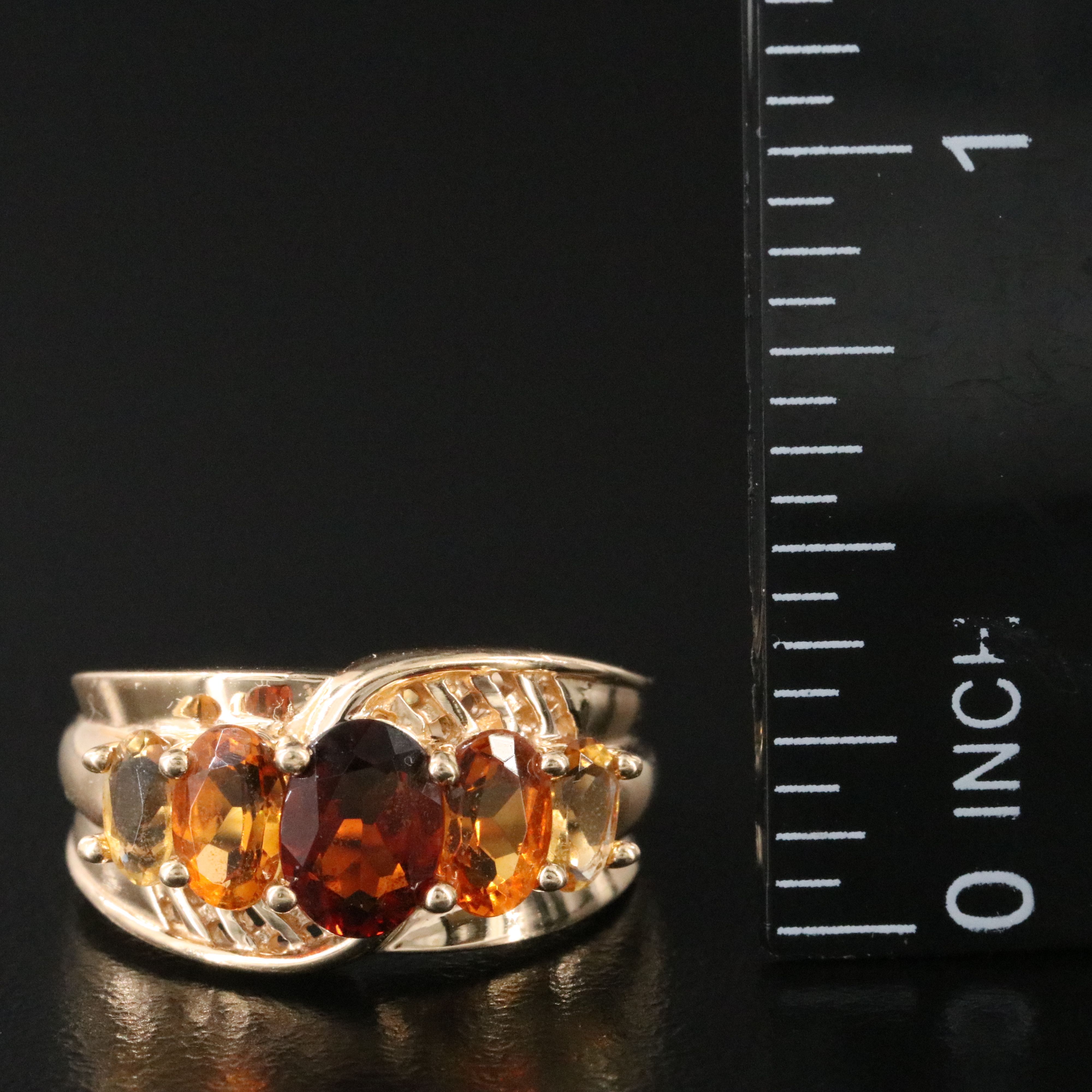 14K Citrine Ring