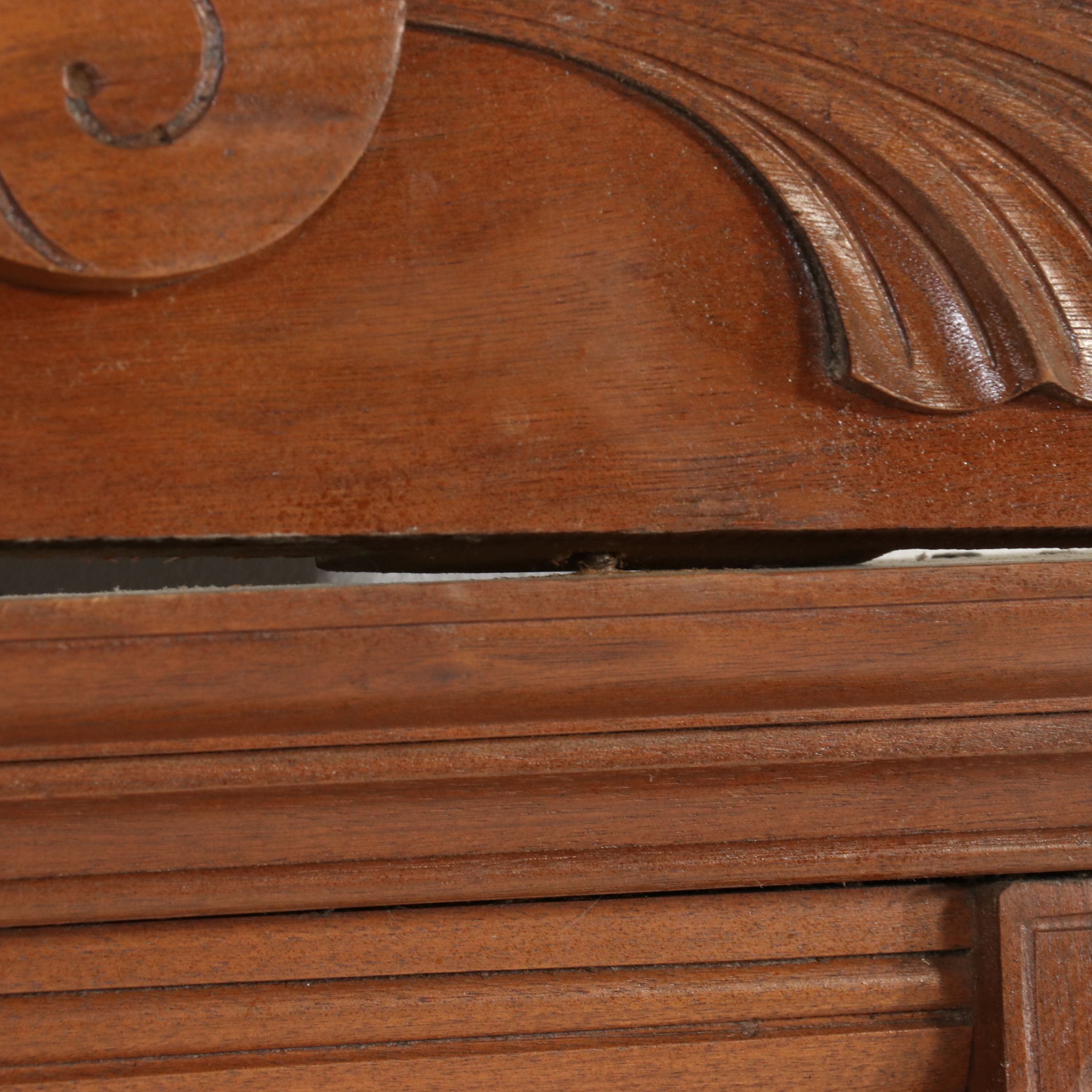 American Eastlake Walnut Marble Top Dresser 1875-1885