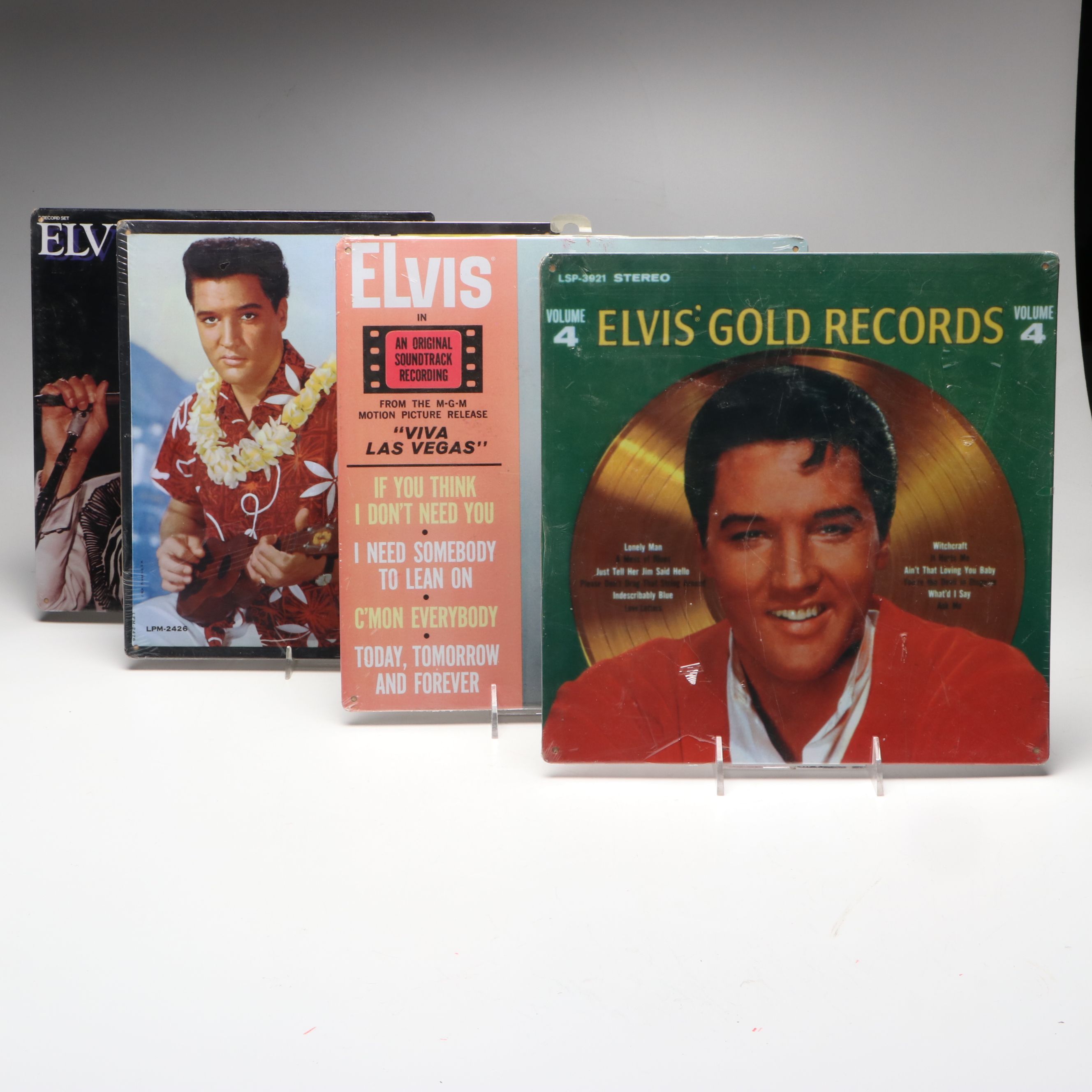 3E Trading Elvis Presley Reproduction Vinyl Record Jacket Metal Signs