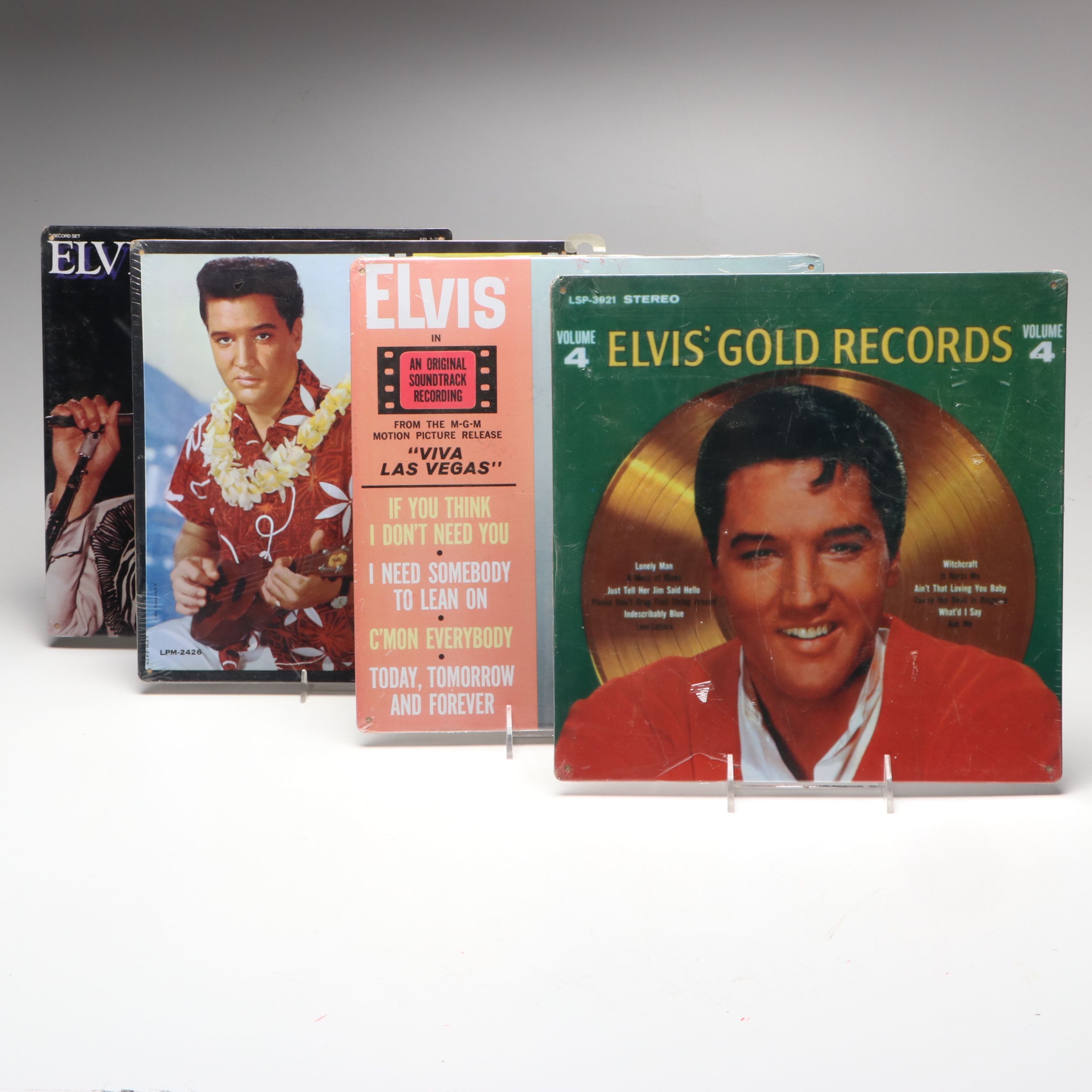 3E Trading Elvis Presley Reproduction Vinyl Record Jacket Metal Signs