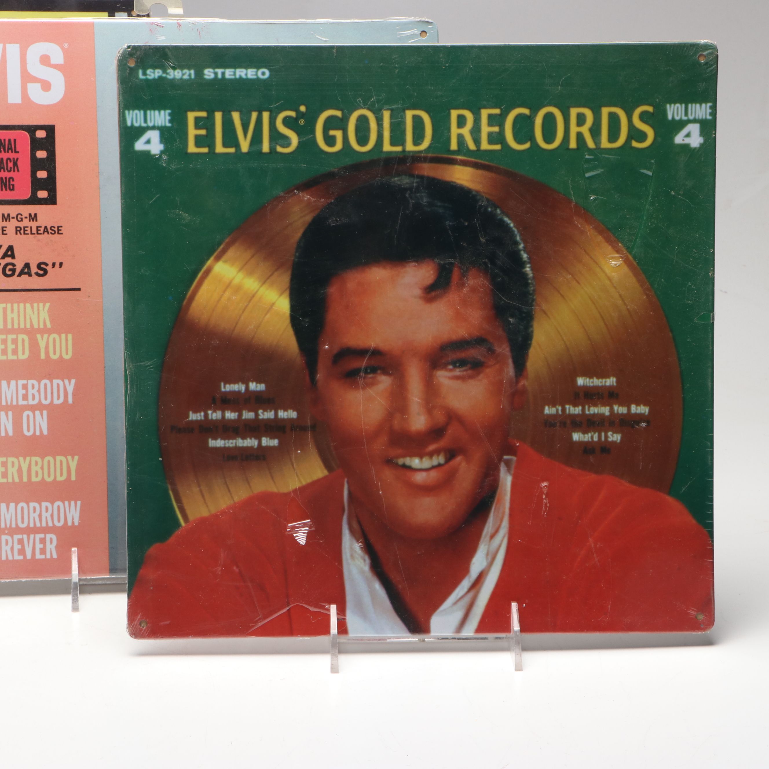 3E Trading Elvis Presley Reproduction Vinyl Record Jacket Metal Signs