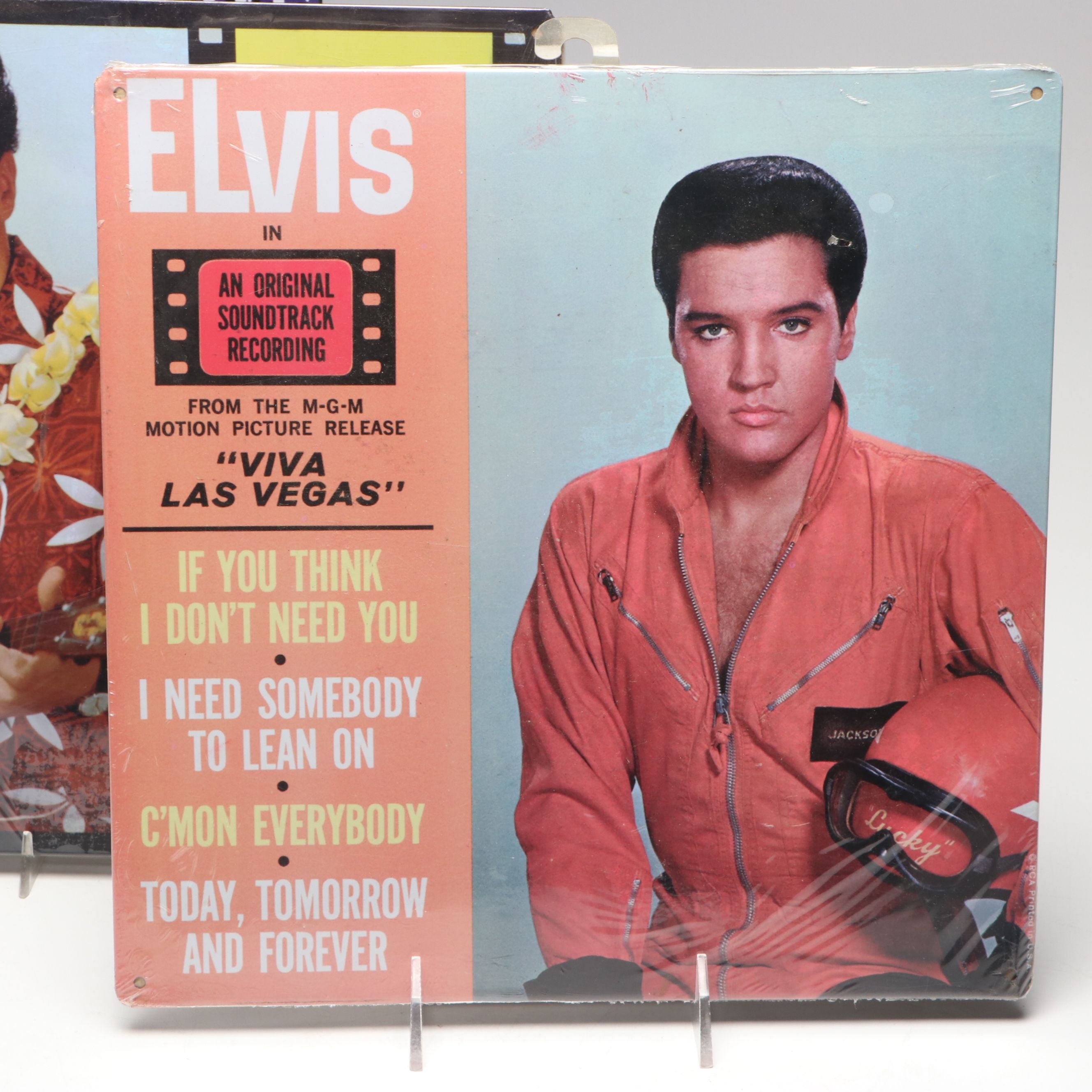 3E Trading Elvis Presley Reproduction Vinyl Record Jacket Metal Signs