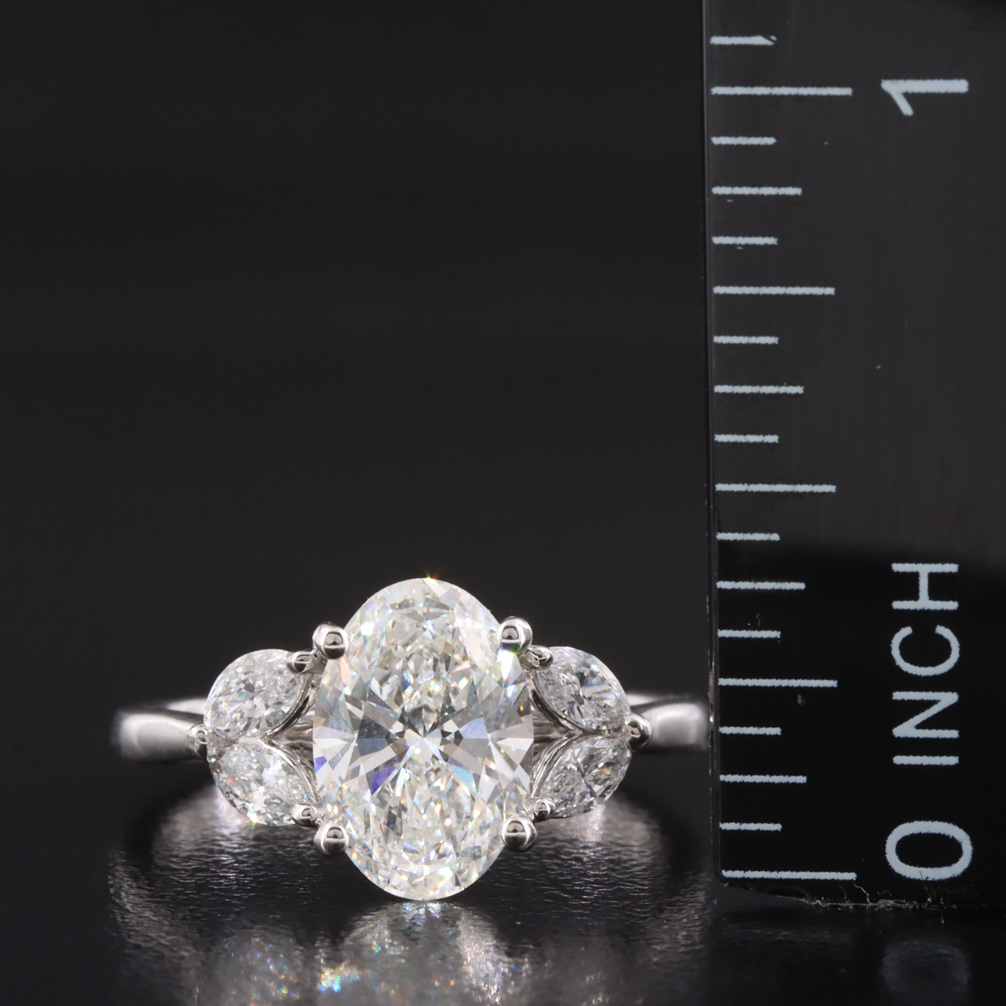 14K 2.65 CTW Lab Grown Diamond Ring