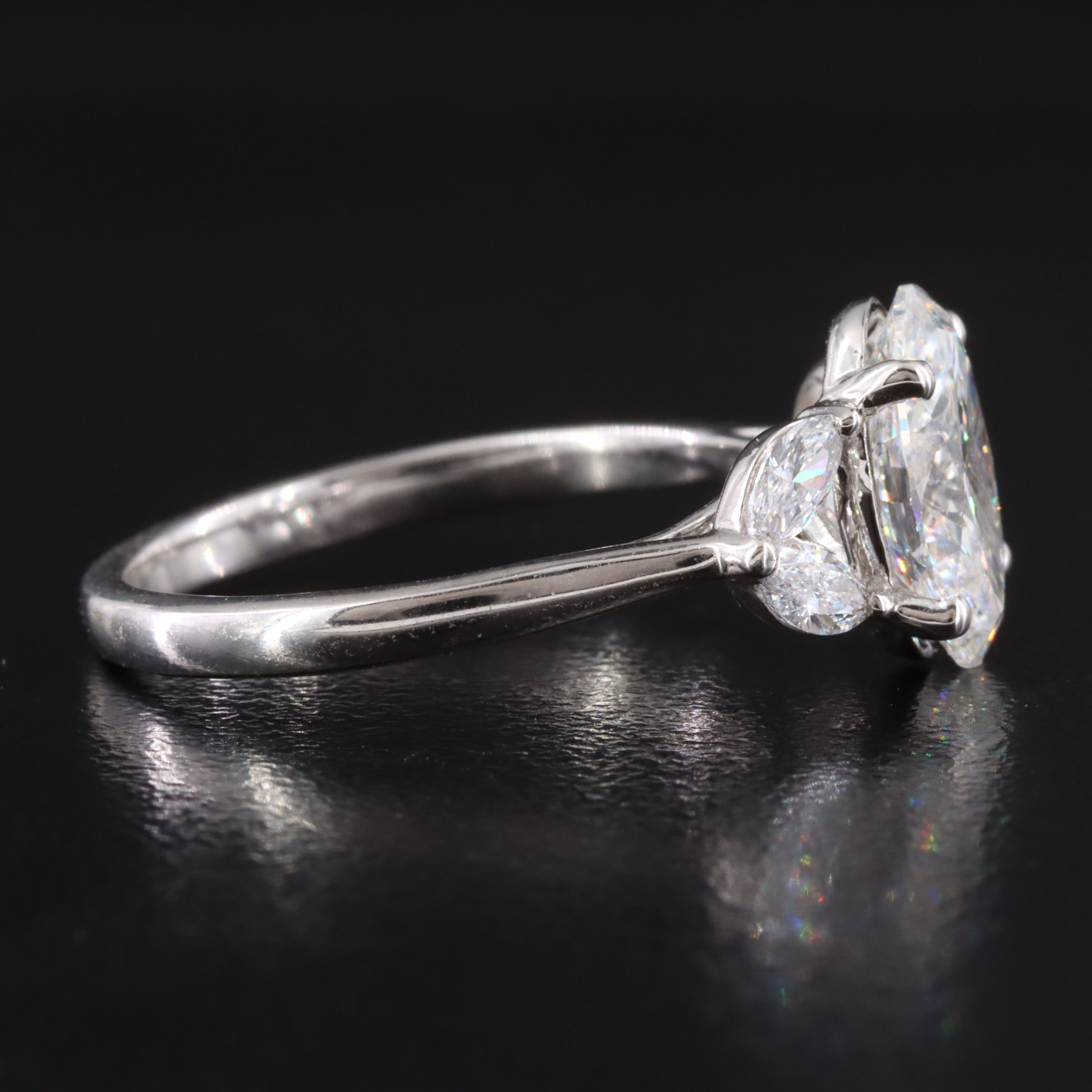 14K 2.65 CTW Lab Grown Diamond Ring