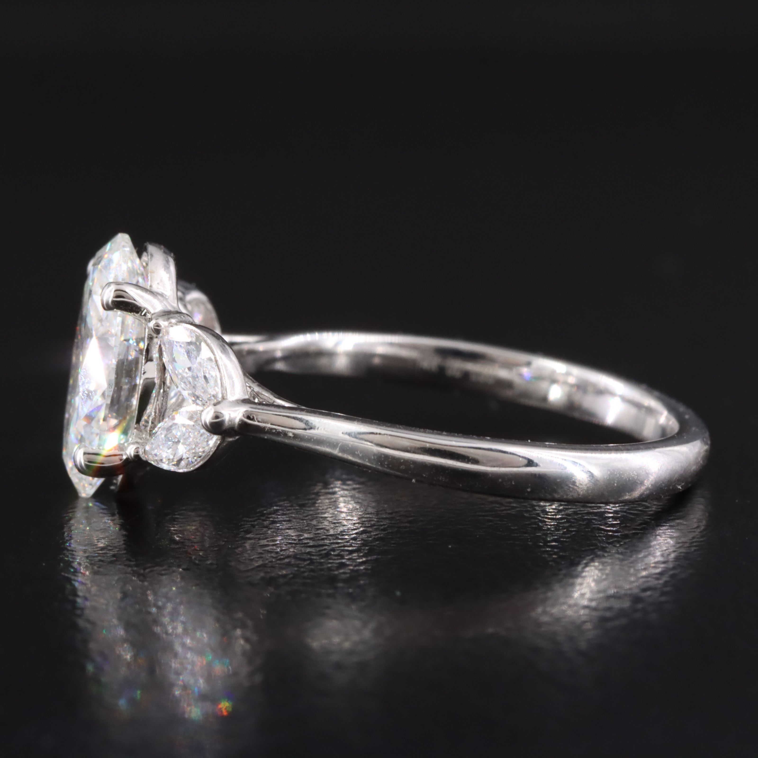 14K 2.65 CTW Lab Grown Diamond Ring