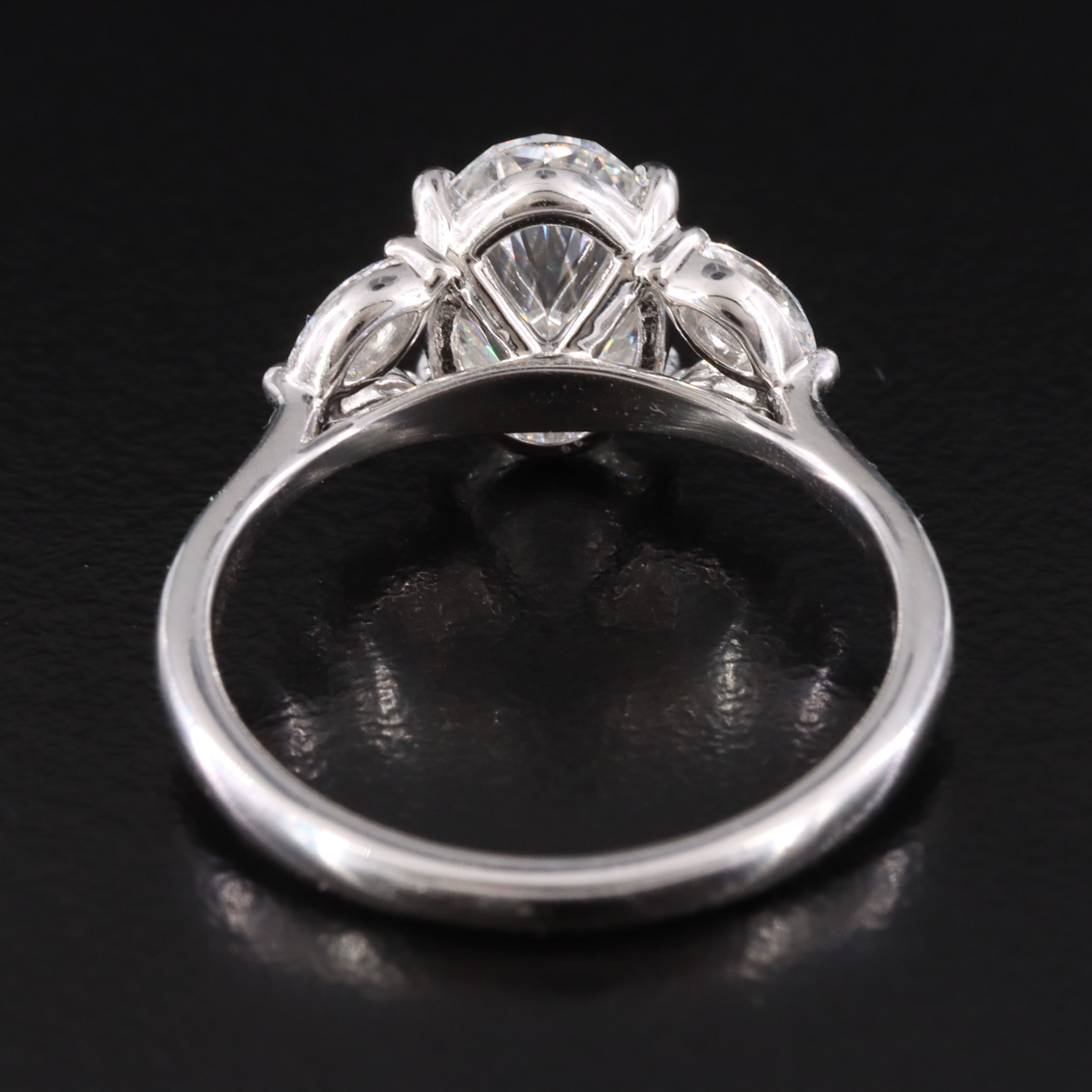 14K 2.65 CTW Lab Grown Diamond Ring