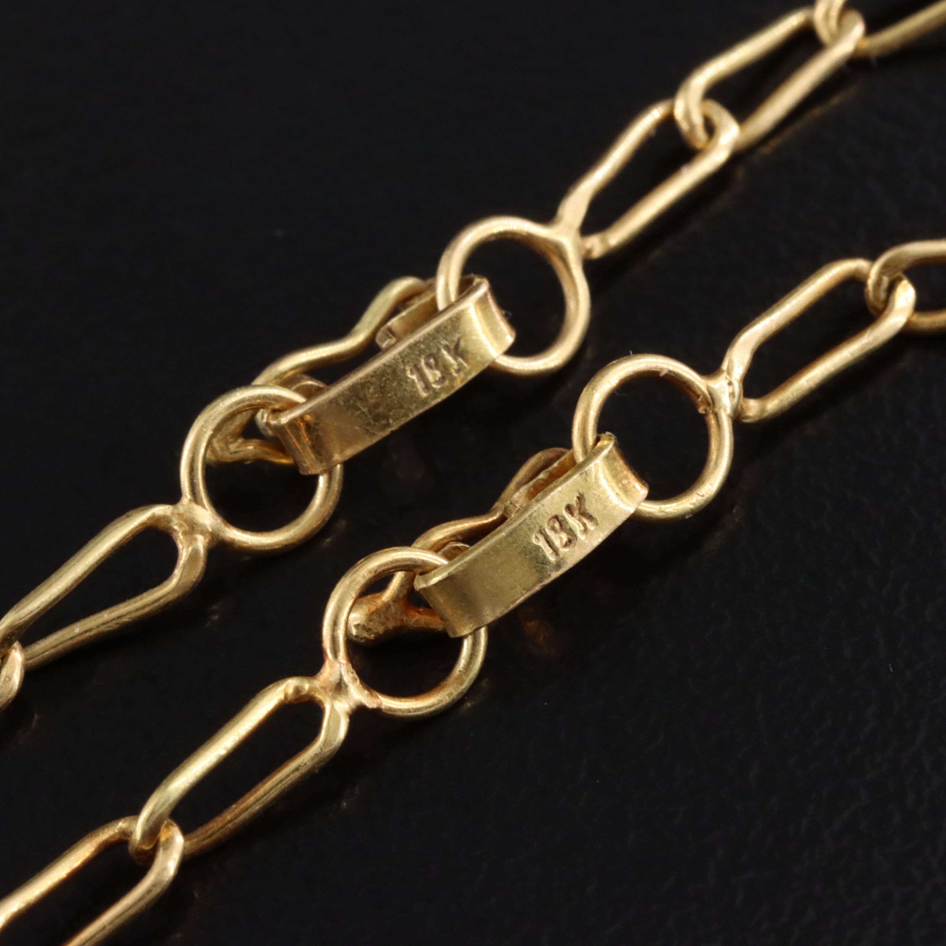 18K Corundum Square Bead Necklace and Bracelet Set