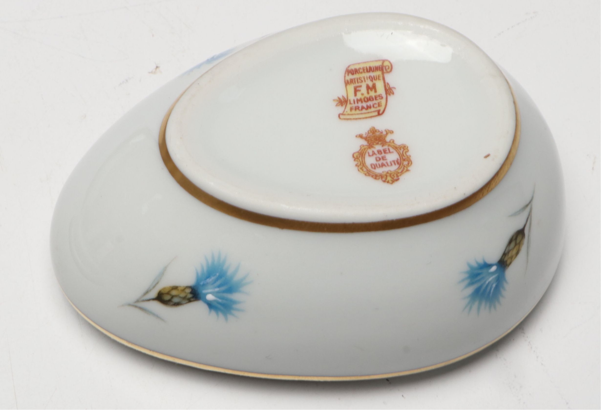 Persian Polychrome Fritware Bowl with Asian Porcelain and Limoges Egg Box