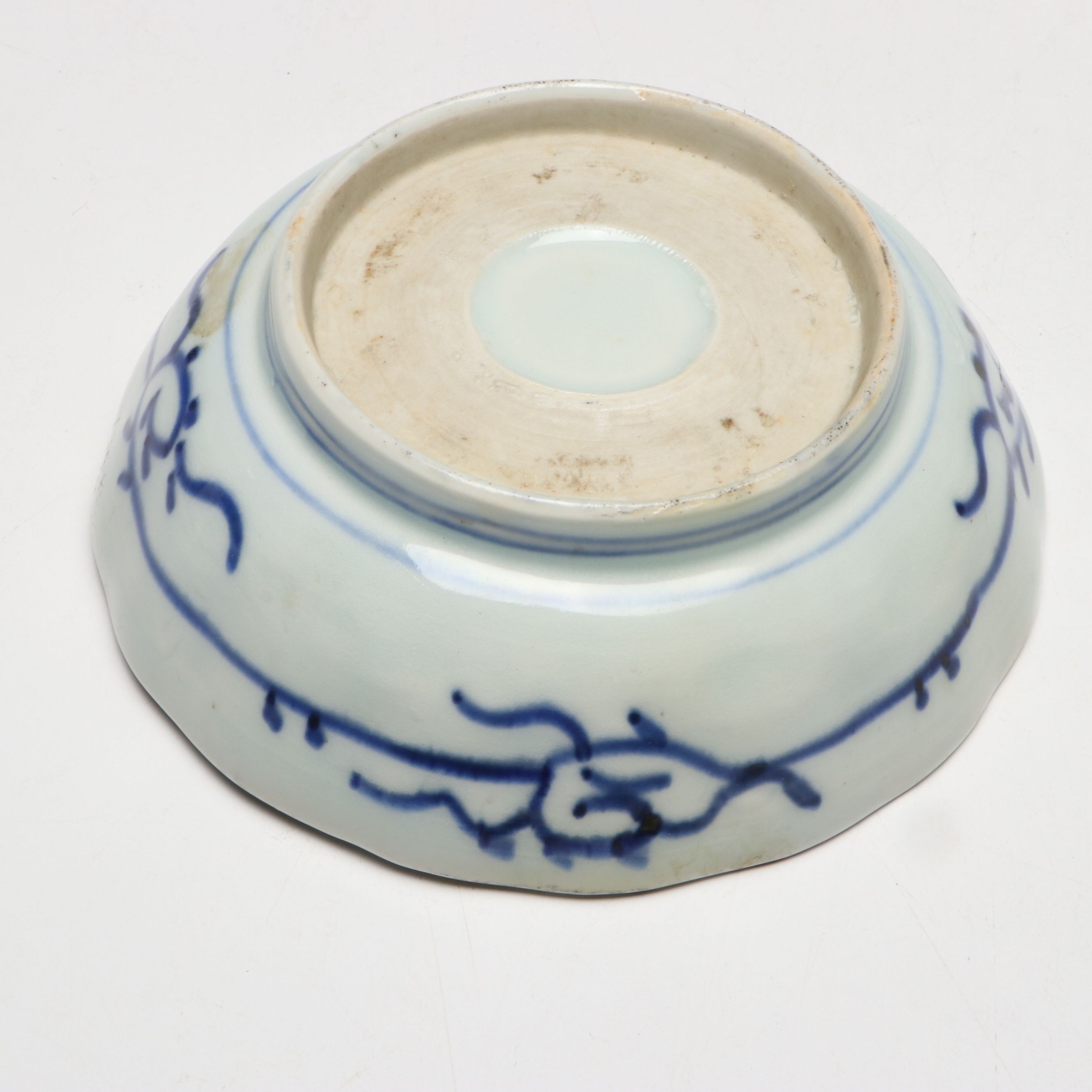 Persian Polychrome Fritware Bowl with Asian Porcelain and Limoges Egg Box