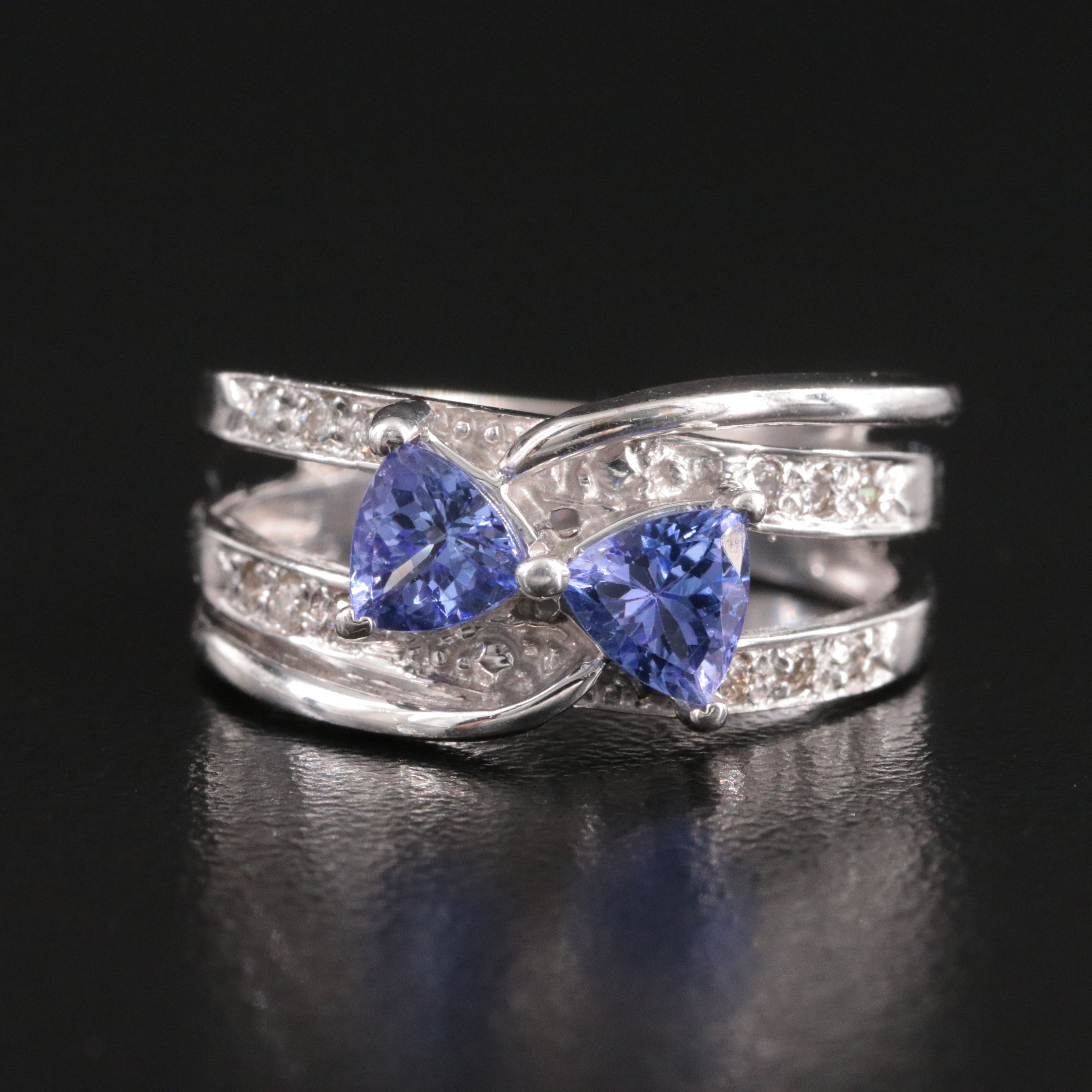 14K Tanzanite and Diamond Ring