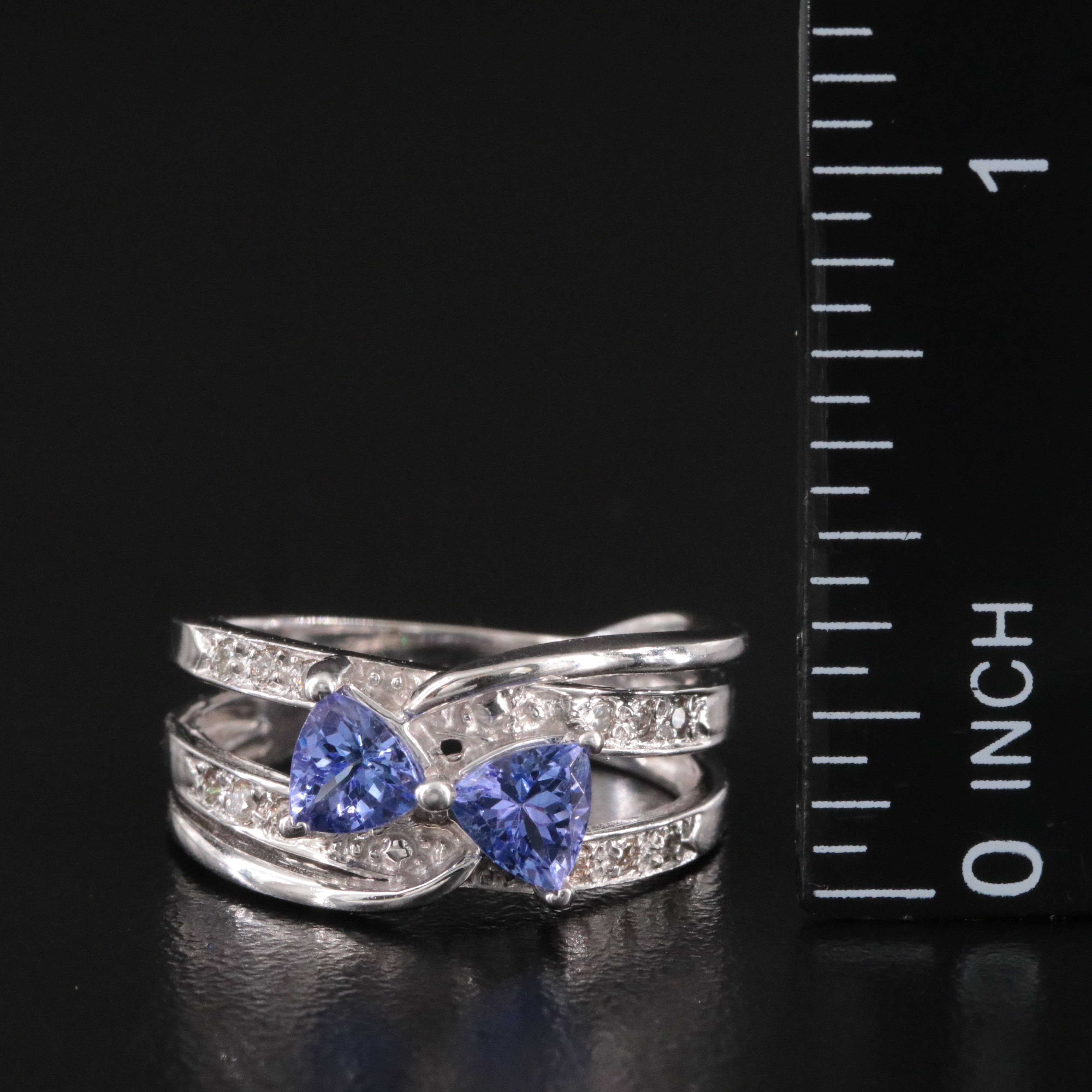 14K Tanzanite and Diamond Ring