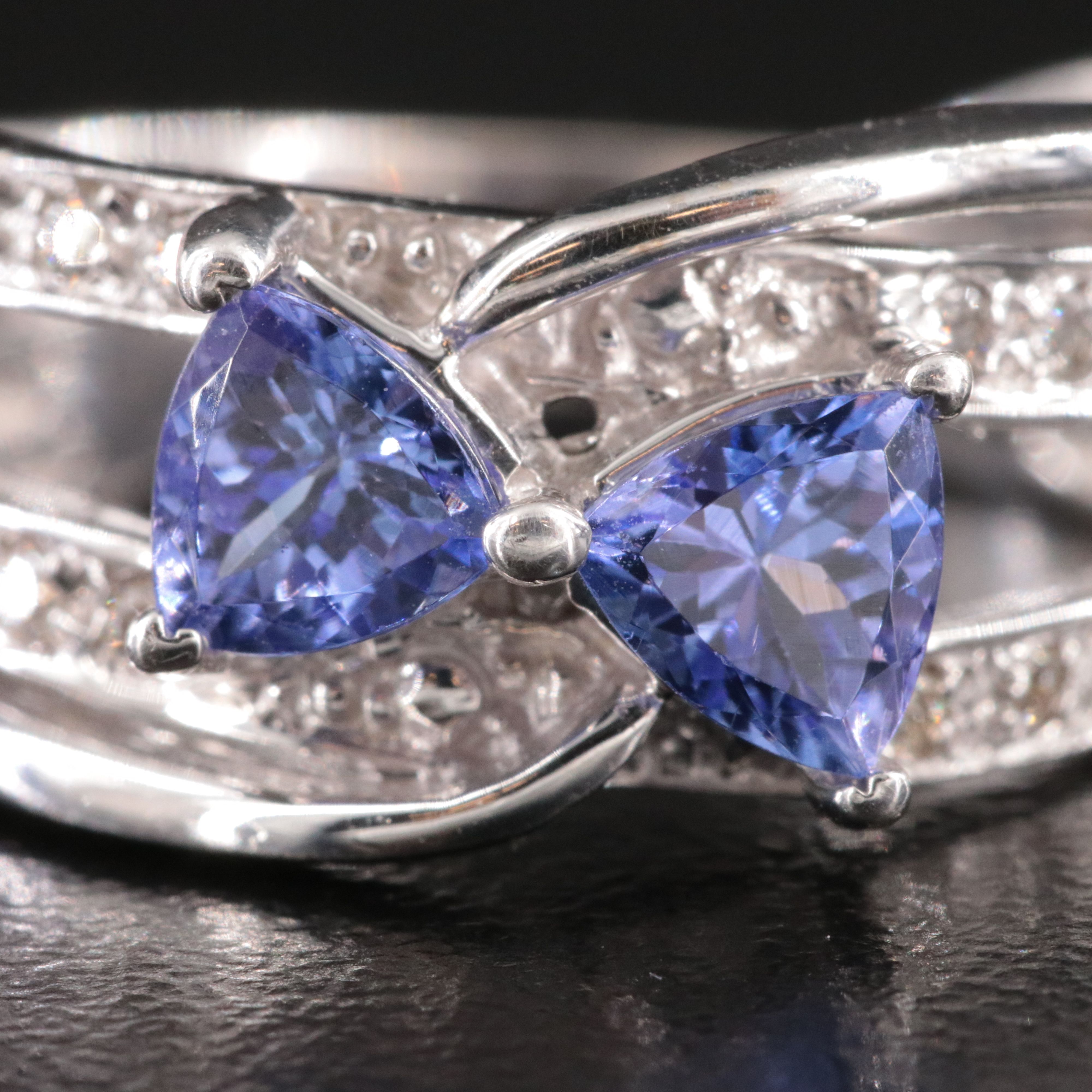 14K Tanzanite and Diamond Ring