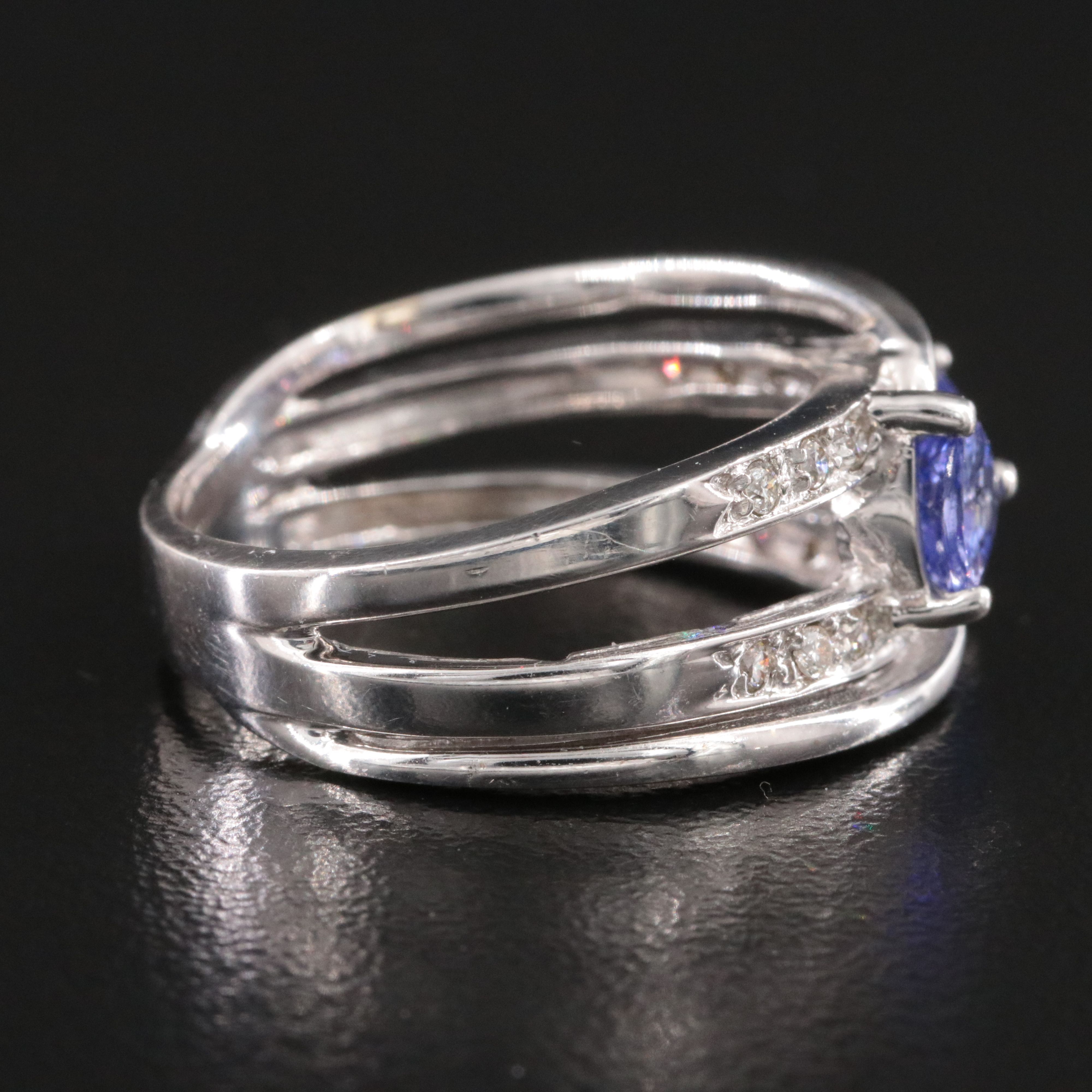 14K Tanzanite and Diamond Ring
