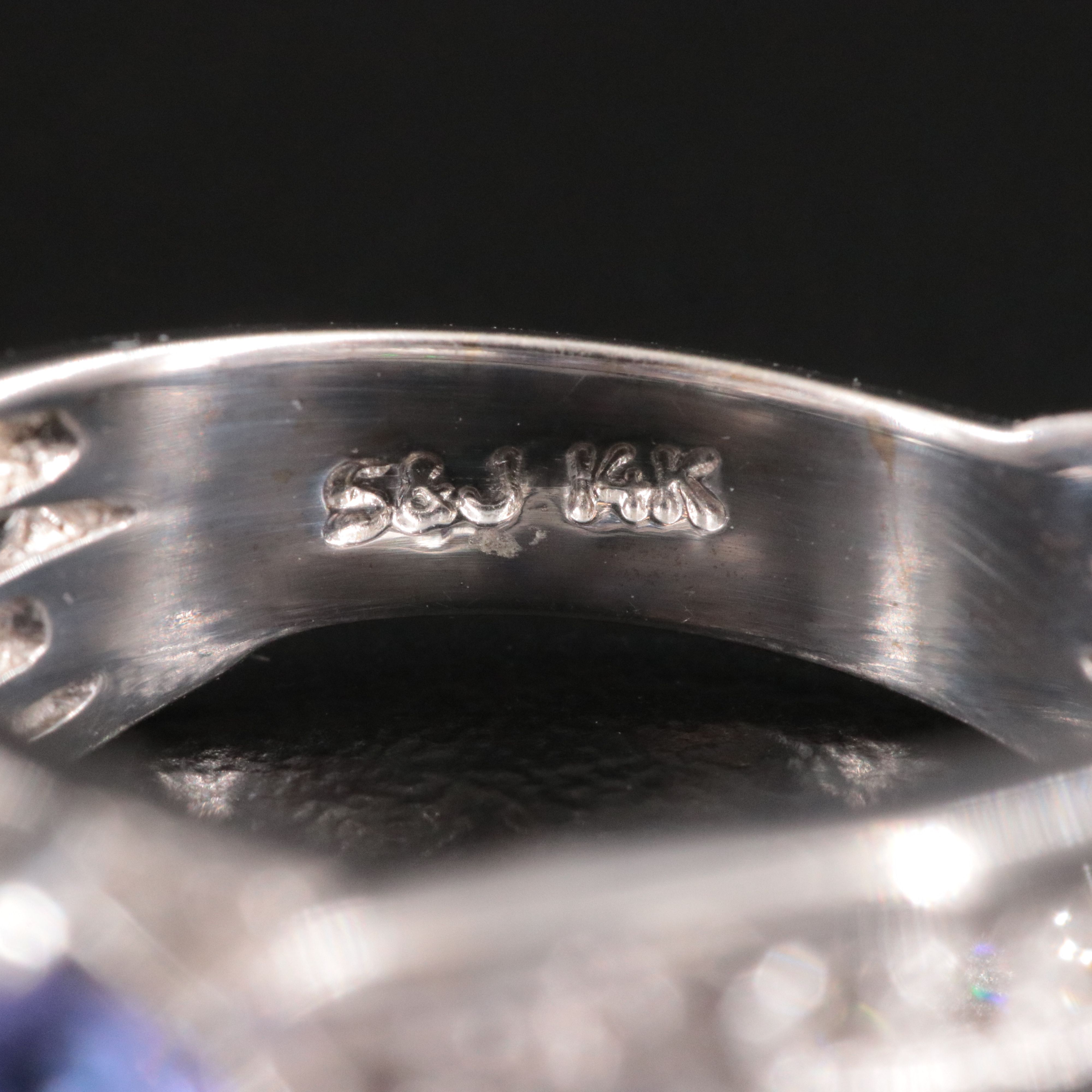 14K Tanzanite and Diamond Ring