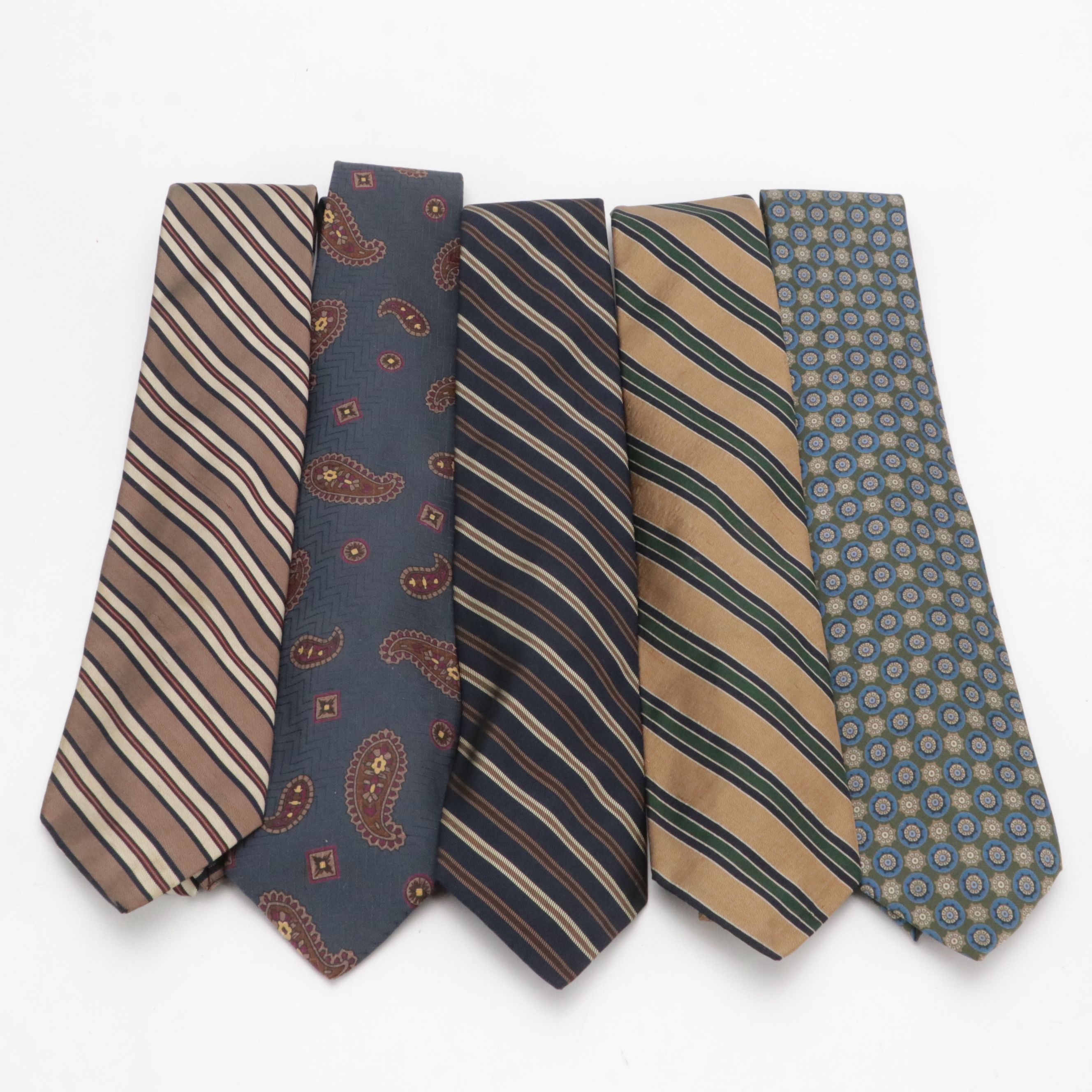 Robert Talbott Vintage Patterned Silk Neckties