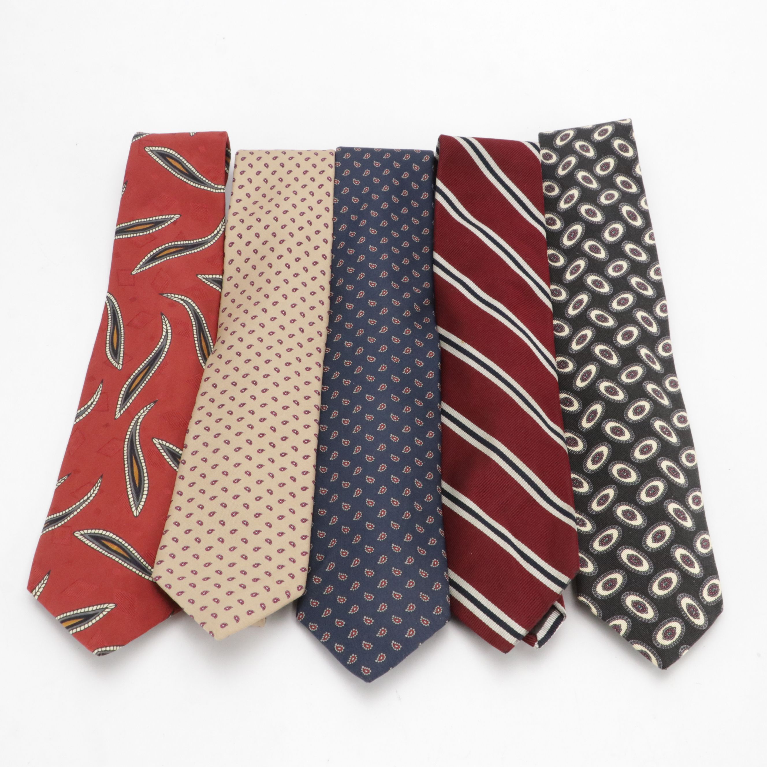 Robert Talbott Vintage Patterned Silk Neckties