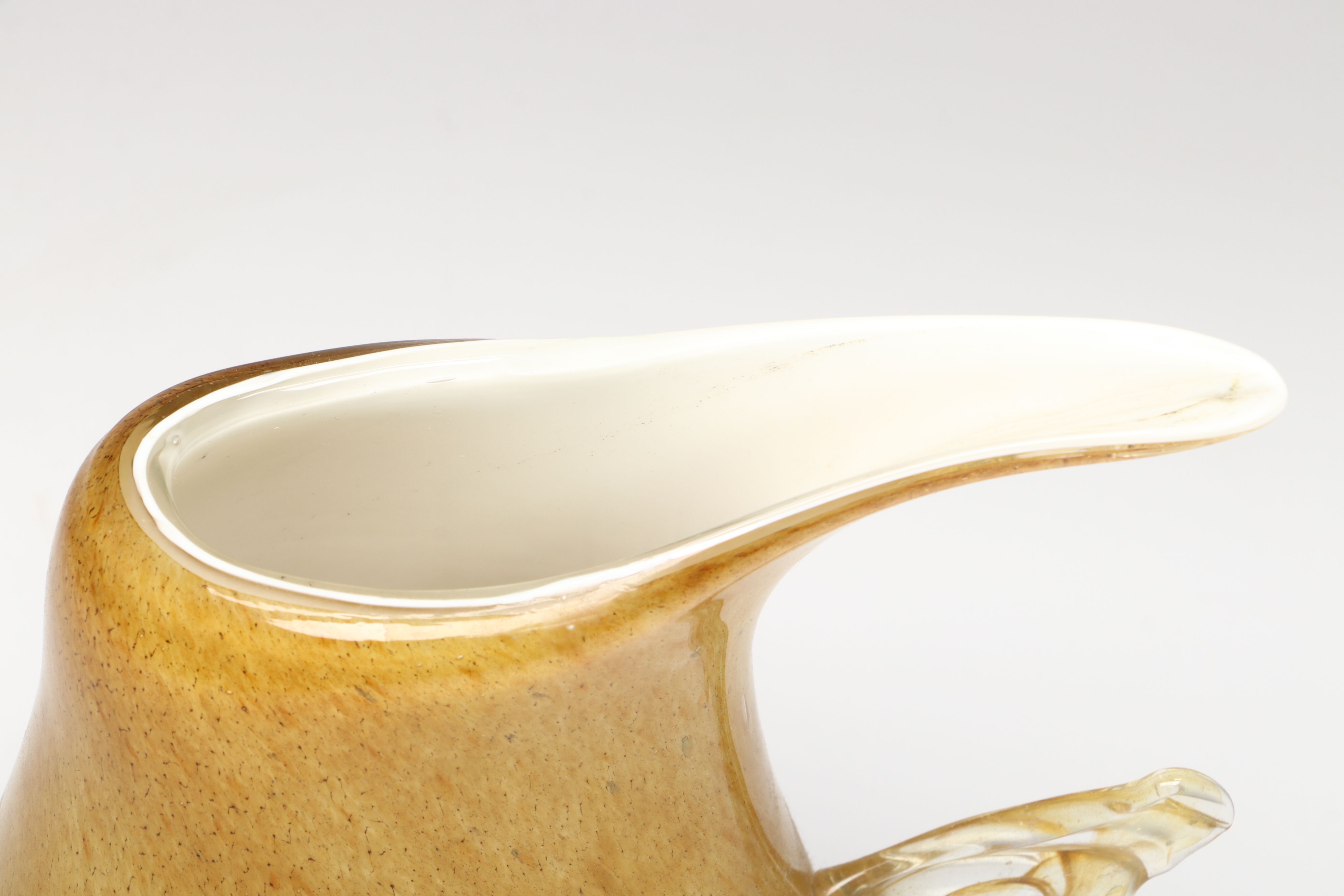 Contemporary Handblown Fish Glass Vase