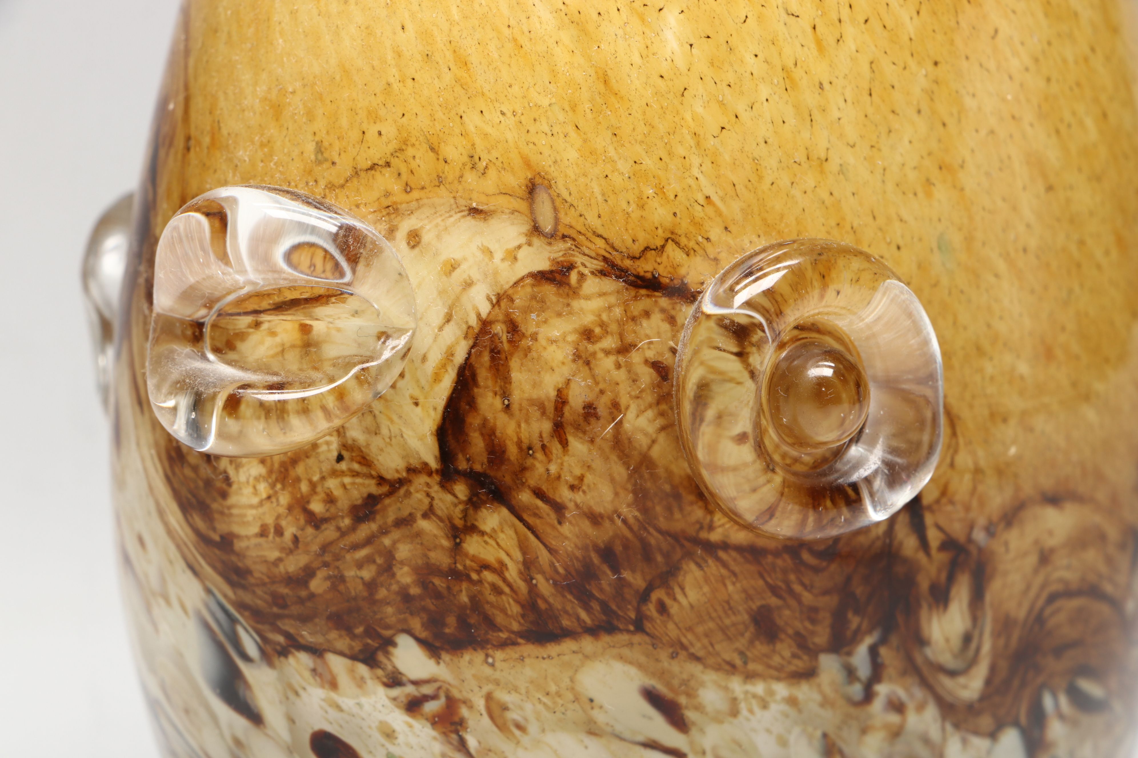 Contemporary Handblown Fish Glass Vase