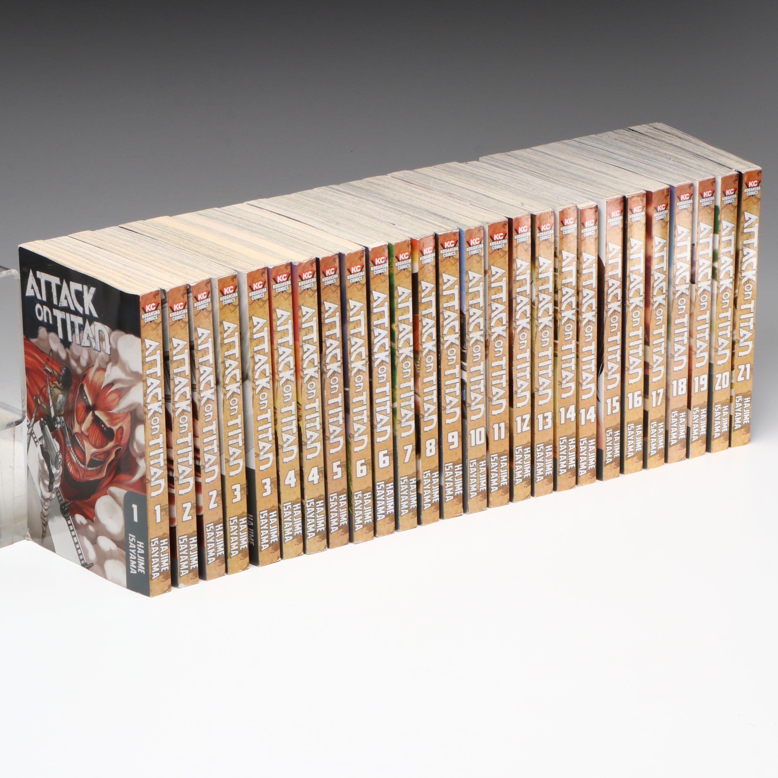 "Attack on Titan" Volumes 1-21 by Hajime Isayama