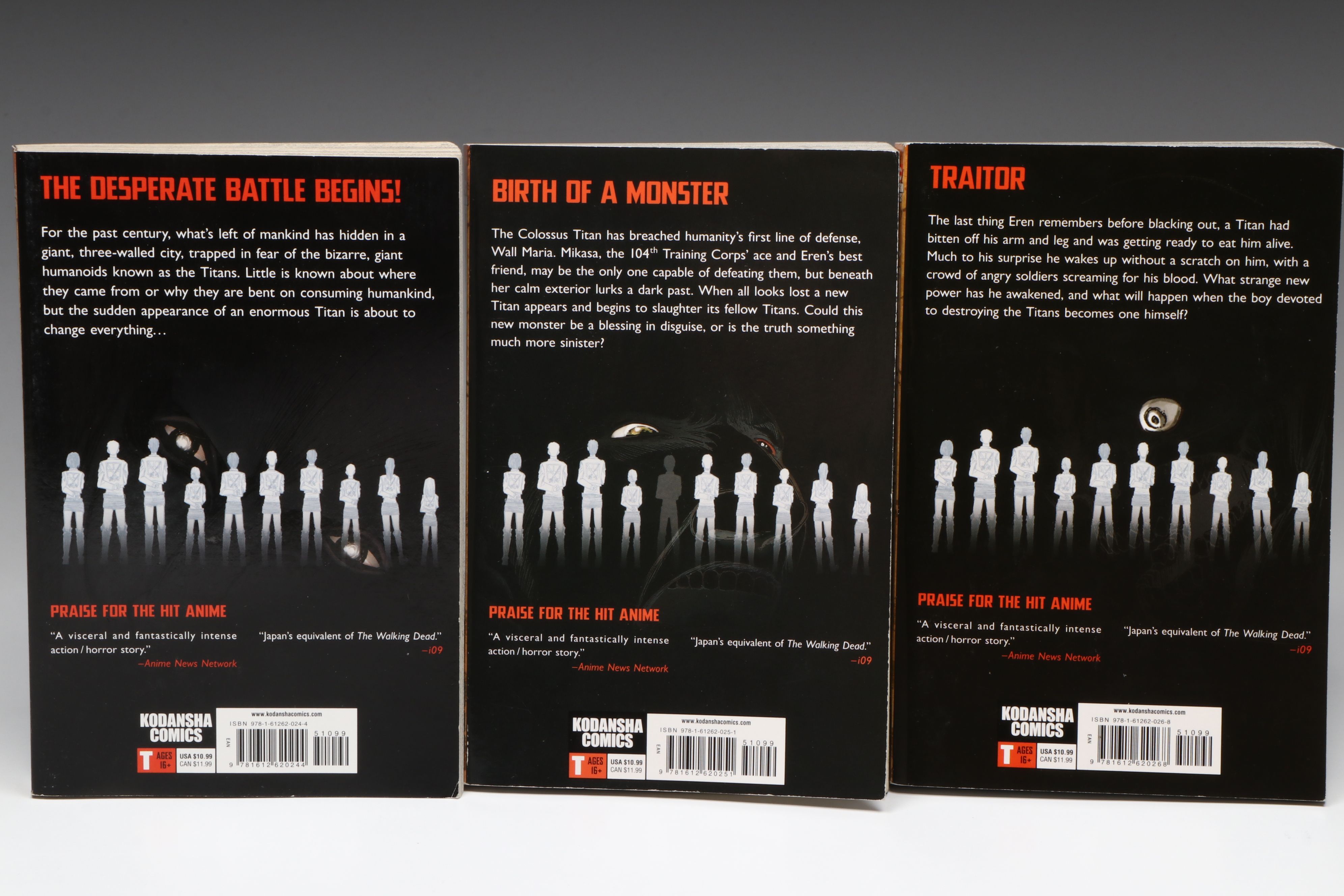 "Attack on Titan" Volumes 1-21 by Hajime Isayama