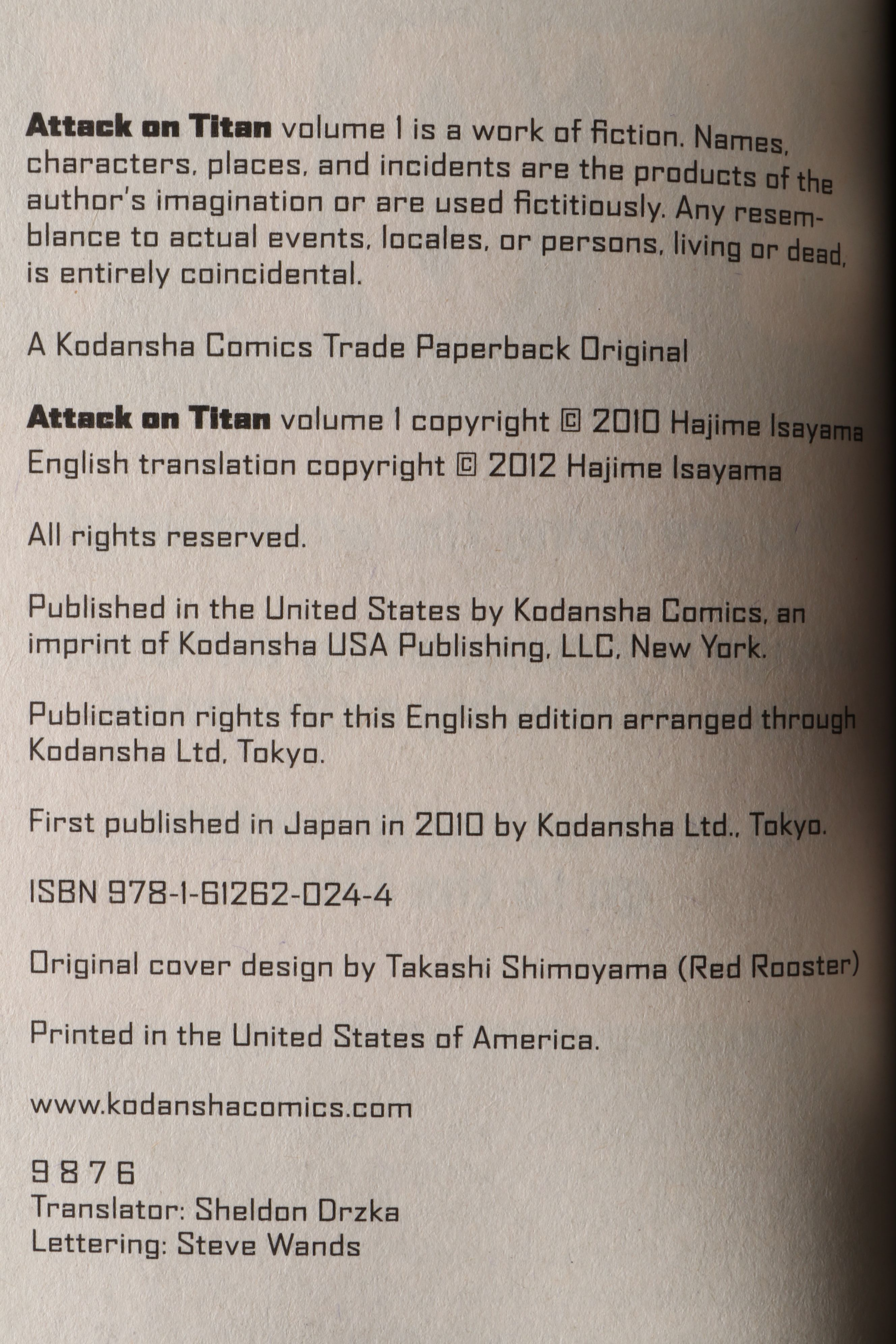 "Attack on Titan" Volumes 1-21 by Hajime Isayama