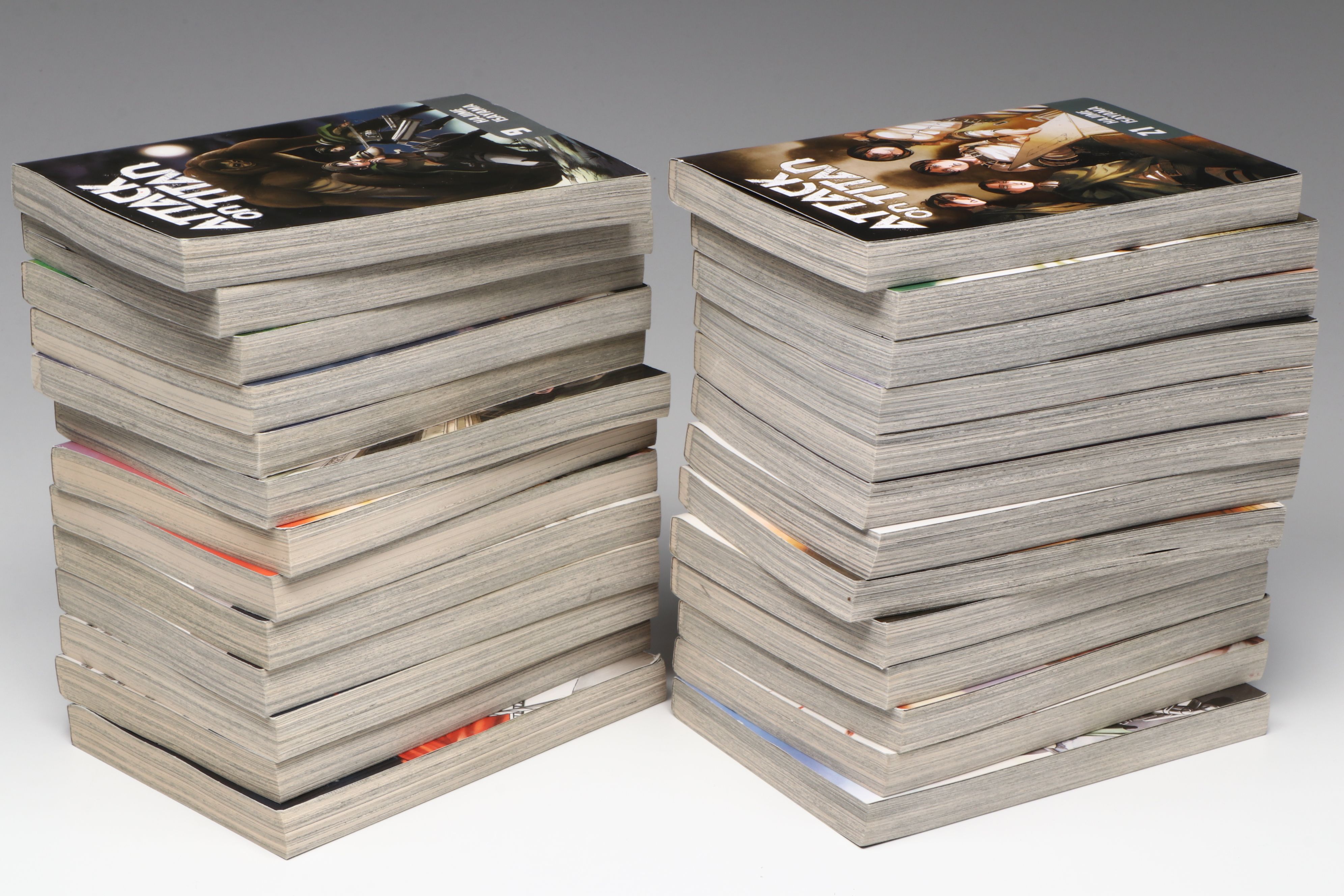 "Attack on Titan" Volumes 1-21 by Hajime Isayama