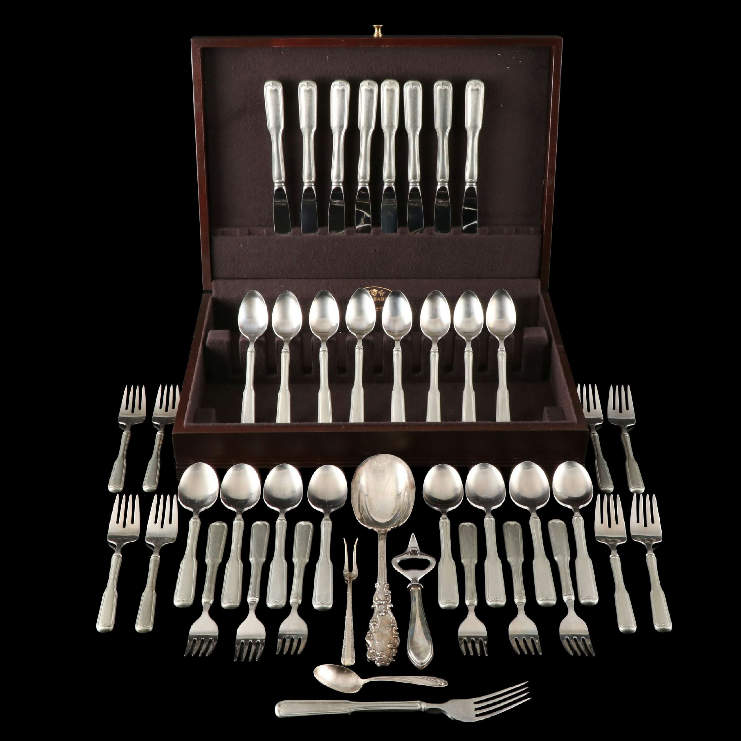 Towle "Candlelight" Sterling Silver Lemon Fork with Pewter and More Flatware