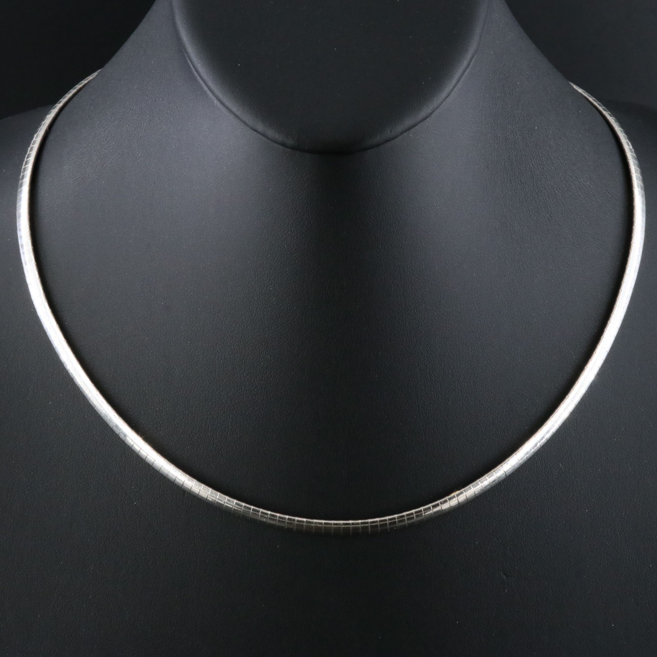 Sterling Omega Chain Necklace