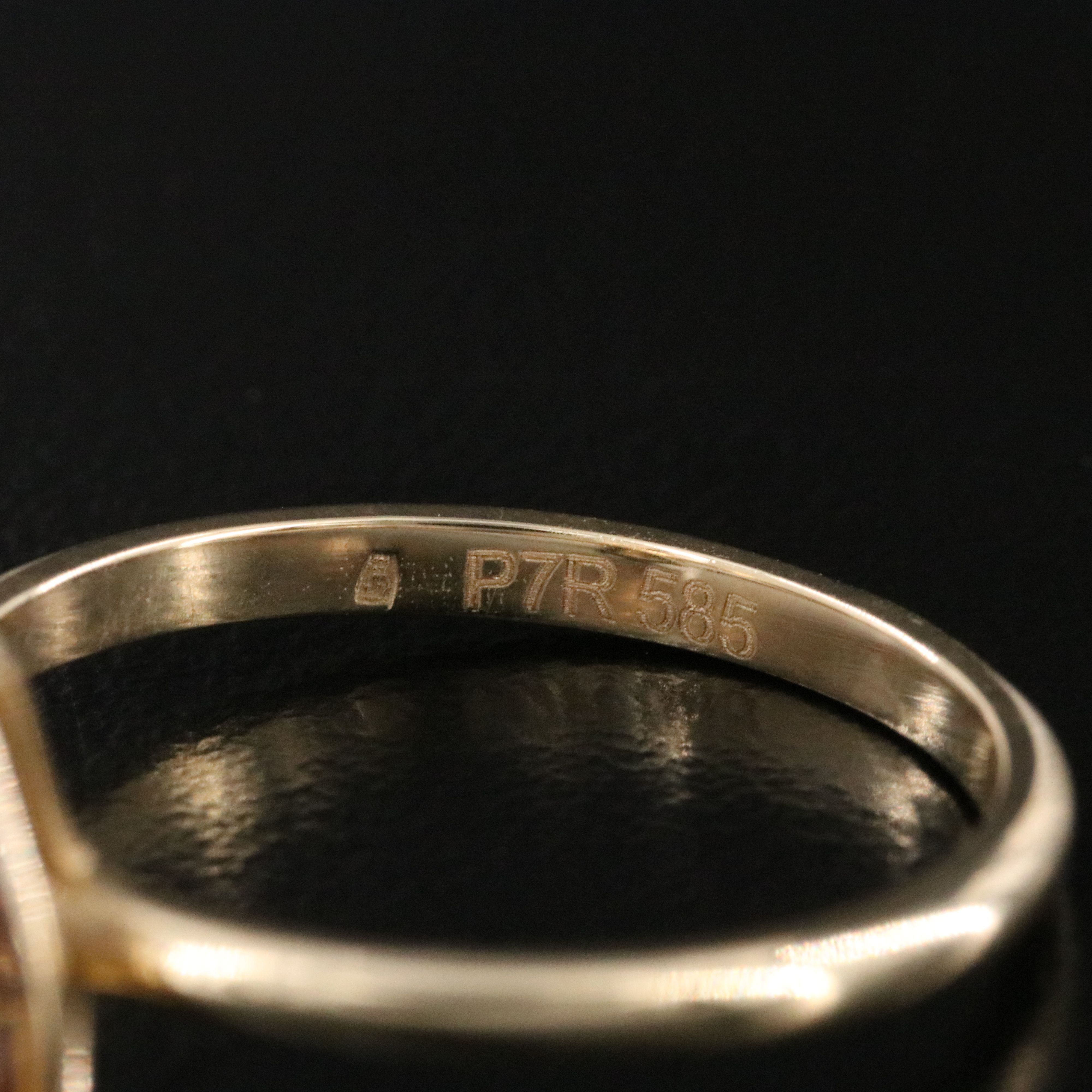 14K 1.62 CT Fancy Brown Diamond Solitaire Ring